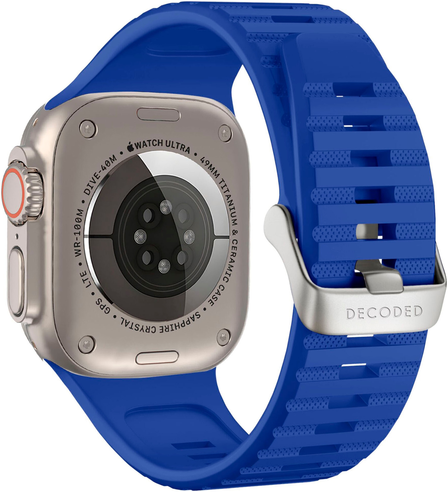 DECODED Smartwatch-Armband »Silicone Magnet Traction Loop Strap 42/44/45/49mm«