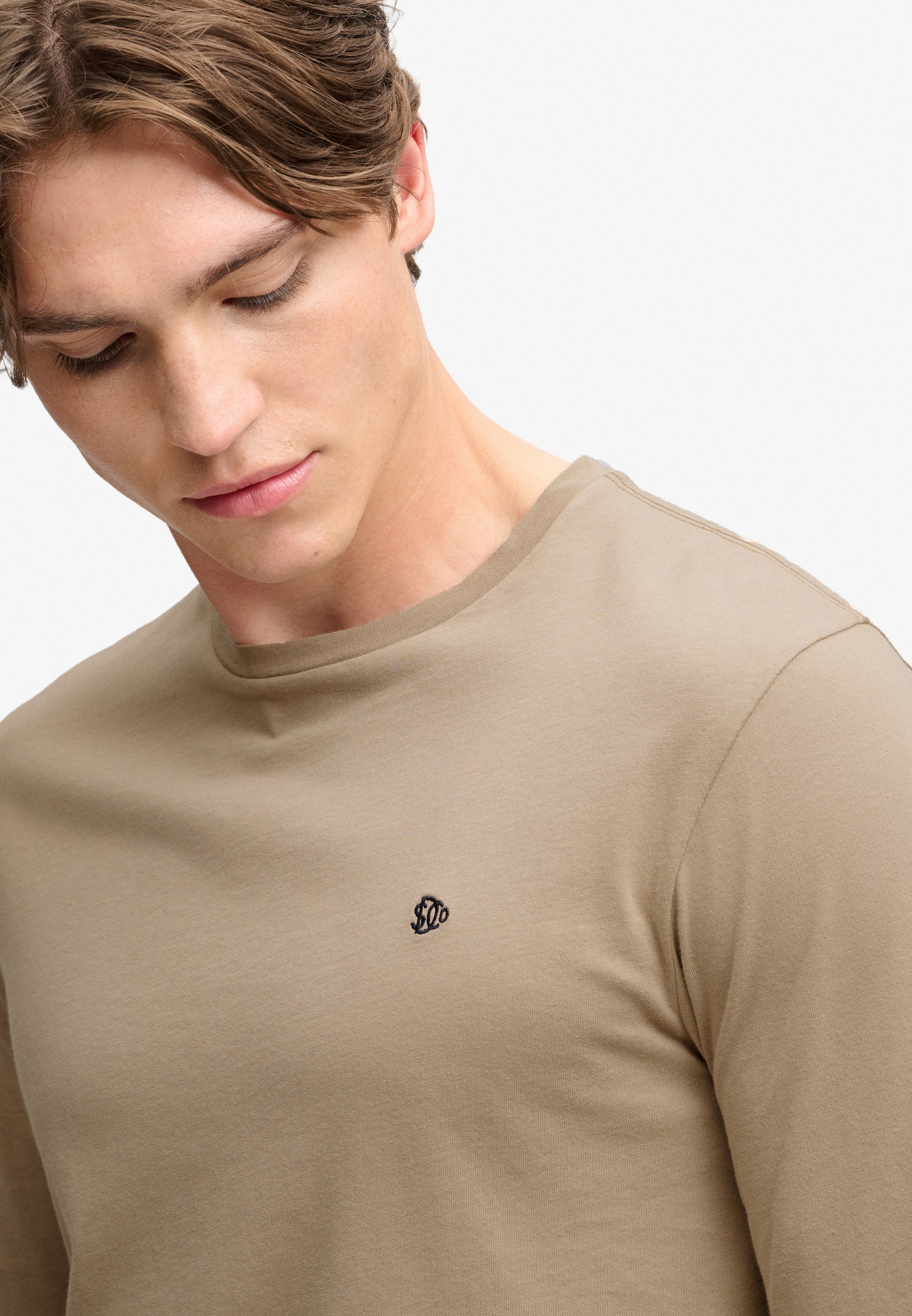 Superdry Langarmshirt »CLASSIC ESSENTIAL SDCO TOP« Baumwolle, relaxed fit