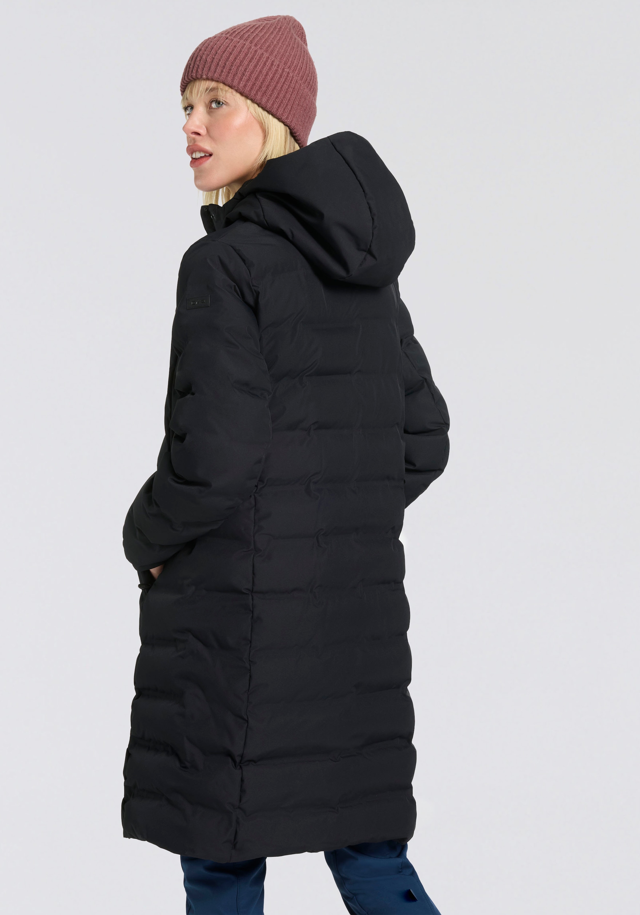 CMP Wintermantel »WOMAN COAT FIX HOOD« 1 Stk. wärmend & winddicht & wasserabweisend
