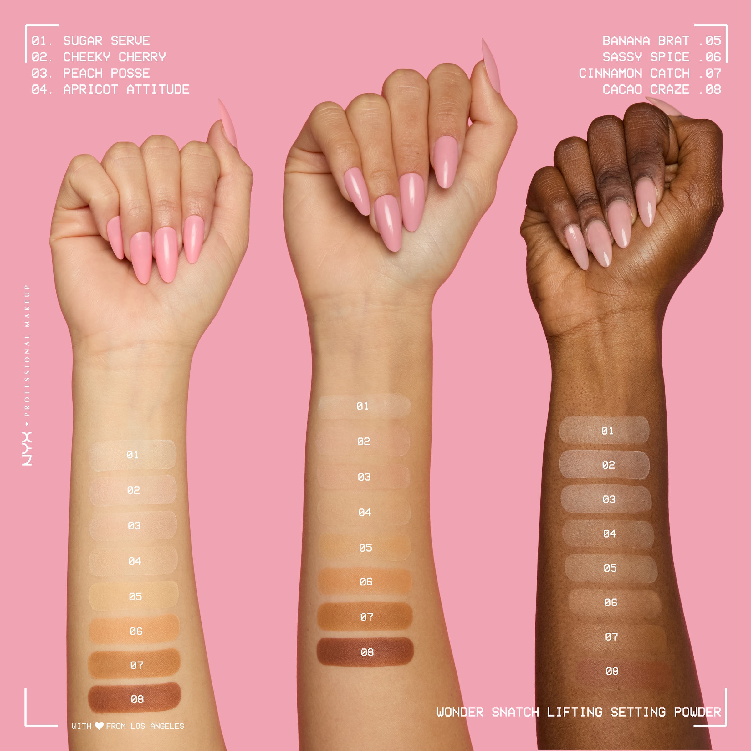 NYX PROFESSIONAL MAKEUP Puder »WONDER SNATCH POWDER« angereichert mit grünem Tee für den antioxidativen Glow gesunder Haut