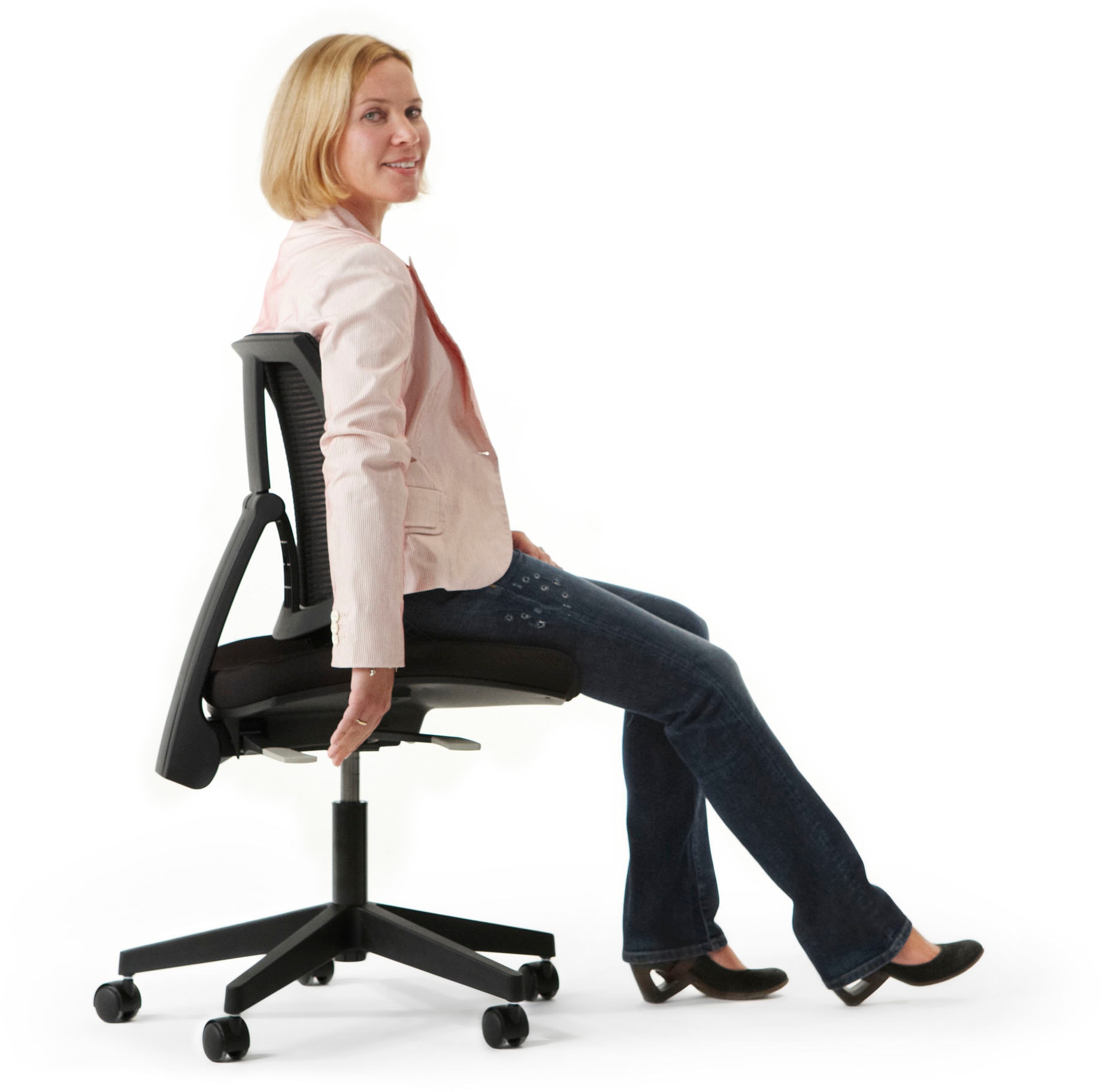 Mayer Sitzmöbel Drehstuhl »2232«, 1 St., Struktur (100% Polyester), besonders für Frauen geeignet
