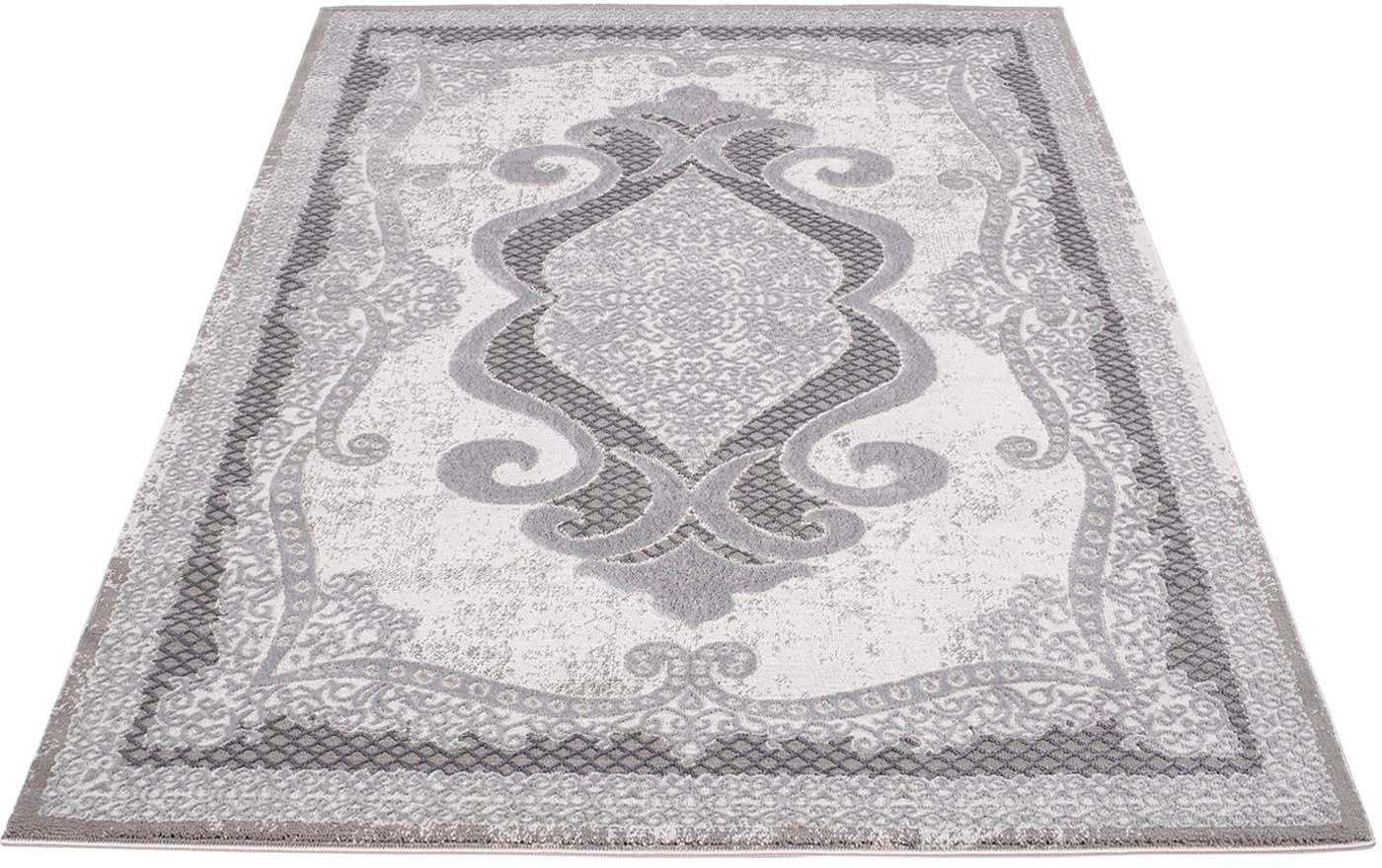 Carpet City Teppich »Platin 7741«, rechteckig, 11 mm Höhe, Kurzflor, Orname günstig online kaufen