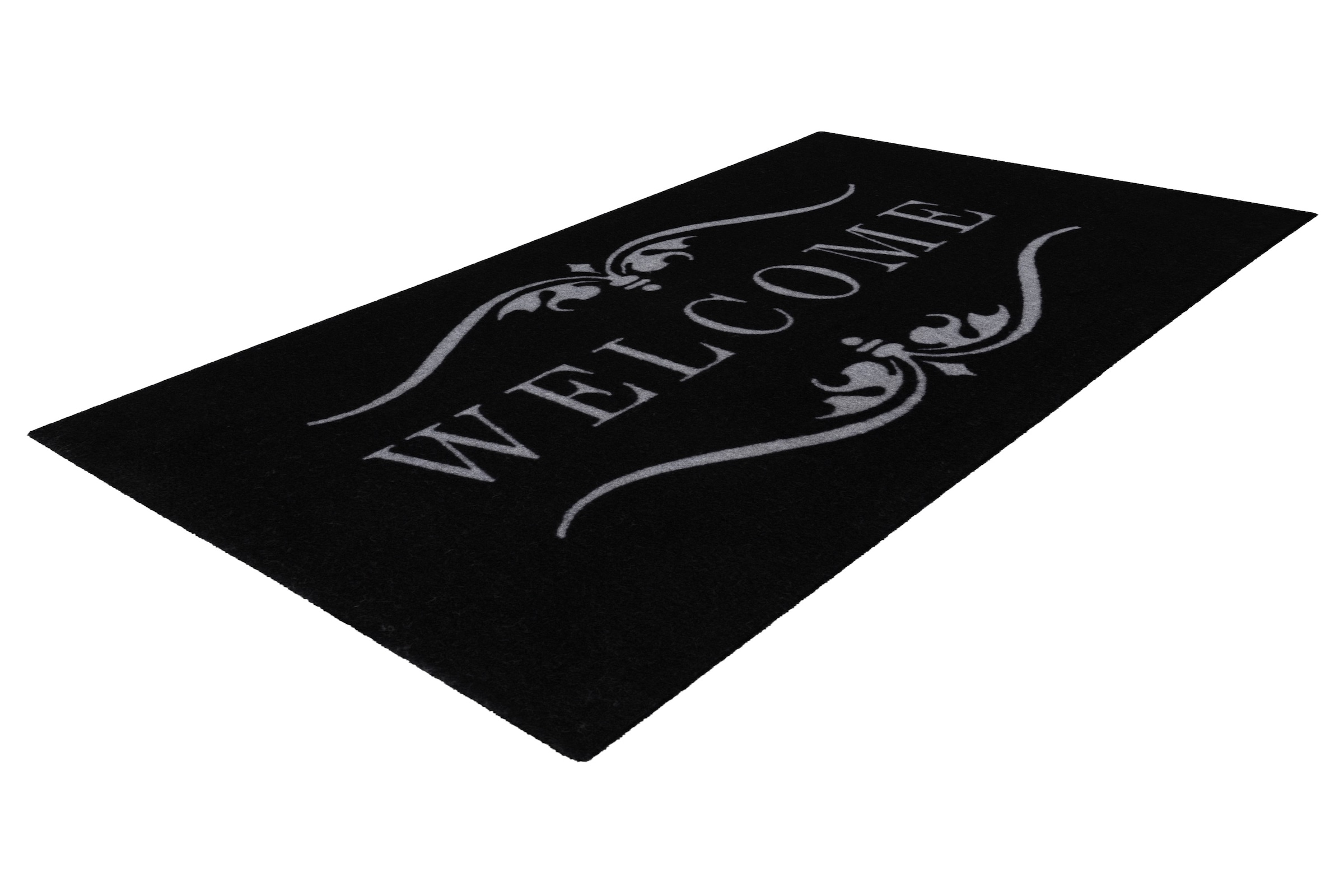 Kayoom Fußmatte »Cosy Entry 125« rechteckig 6 mm Höhe Türmatte, Schmutzfang, welcome, Eingang