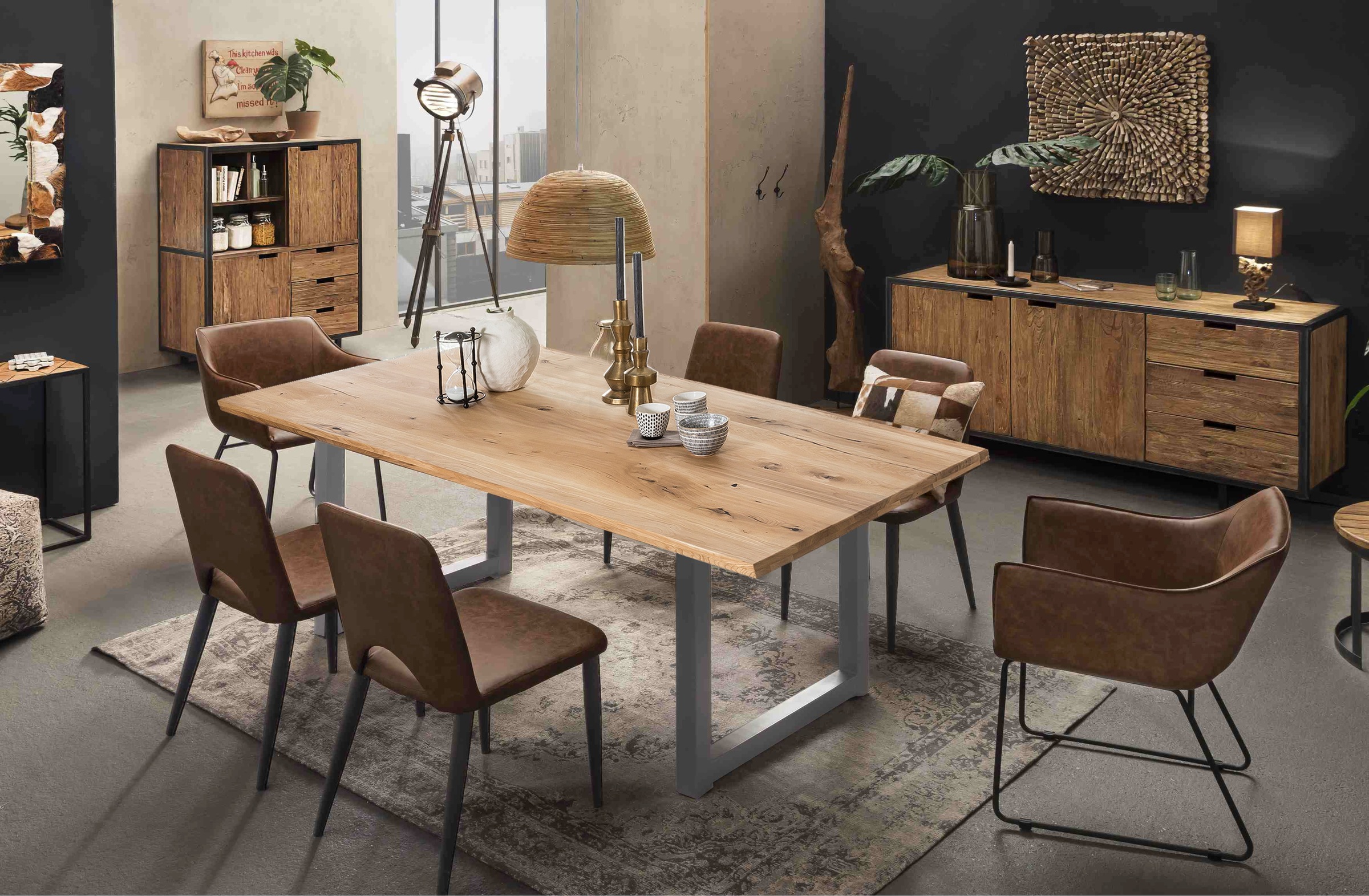 SIT Tischbein, (1 St.), modernes Kufen-Gestell