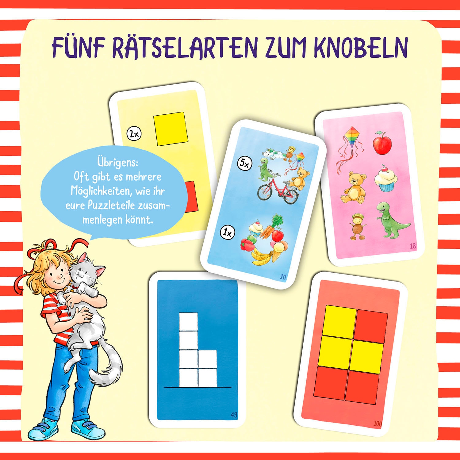 Kosmos Spiel »Meine Freundin Conni - Kunterbunter Knobelspaß« Made in Germany