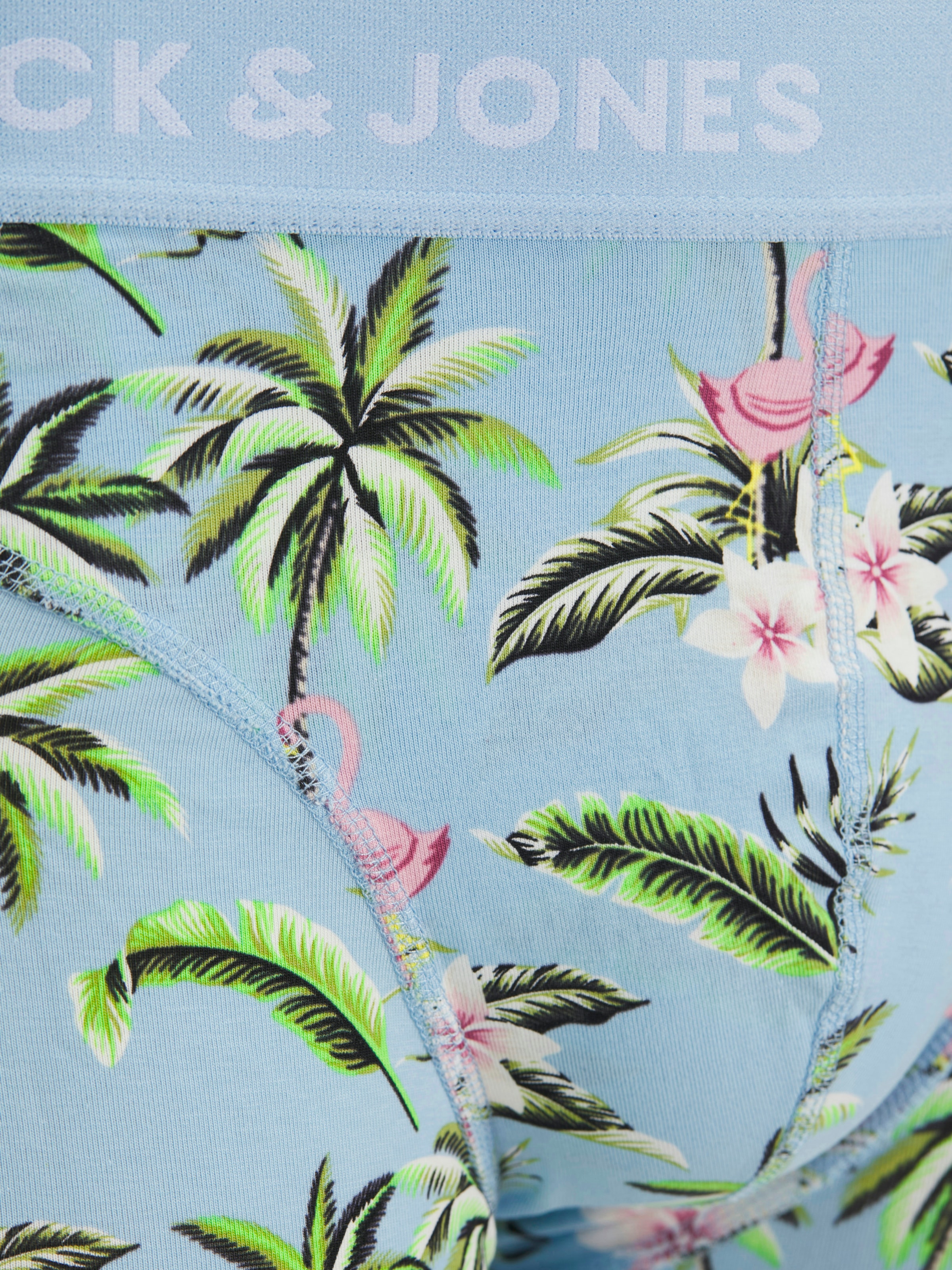 Jack & Jones Trunk »JACFLOWER BIRD TRUNKS 3 PACK SN«, (3 St.), mit Logo Schriftzug