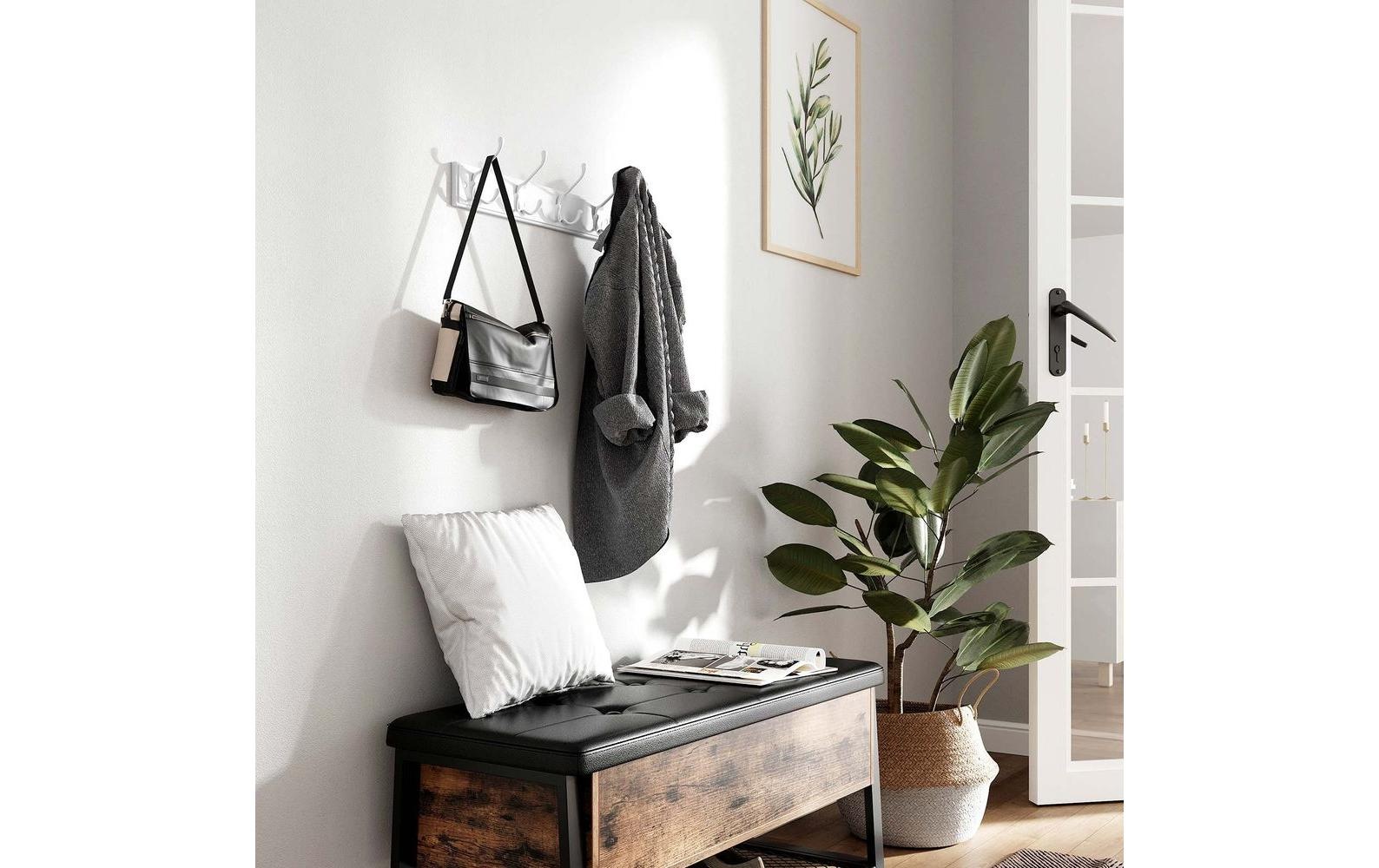 SONGMICS Wandhaken »mit 4 Haken 40 cm x 11 cm«