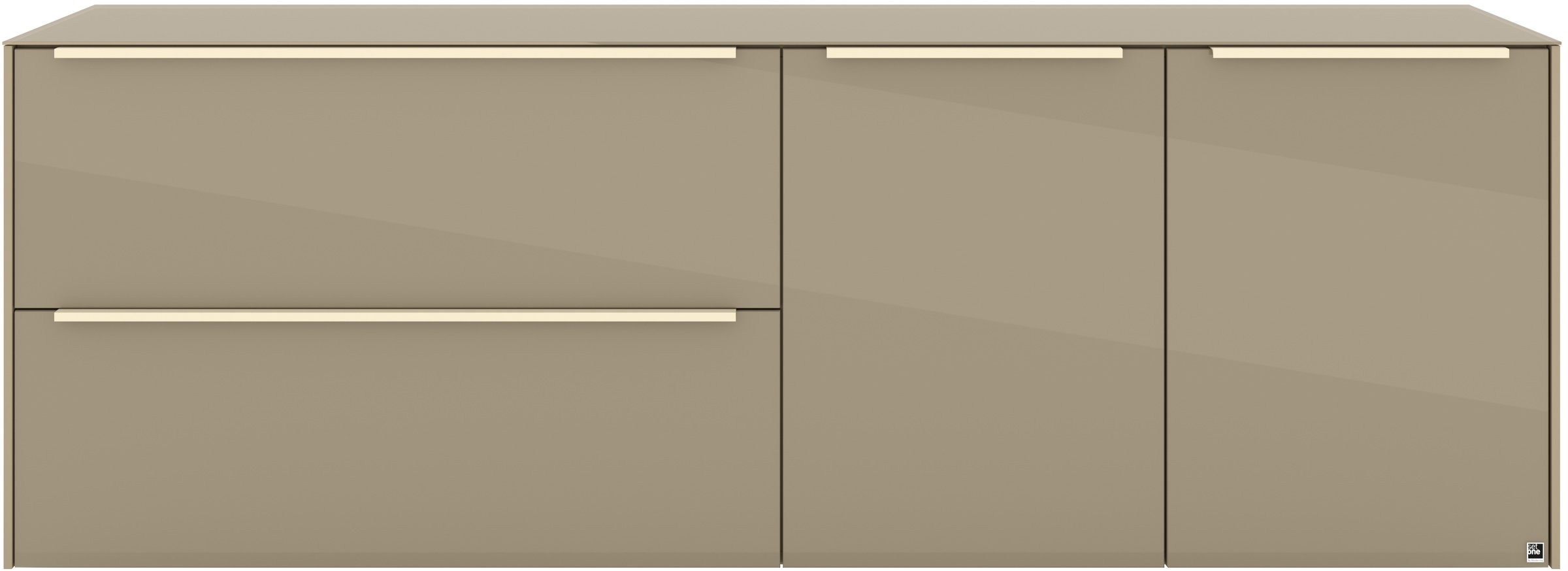 set one by Musterring Lowboard »Reno« 1 Stk. tlg. Mit Gleitern und in verschiedenen Farben erhältlich