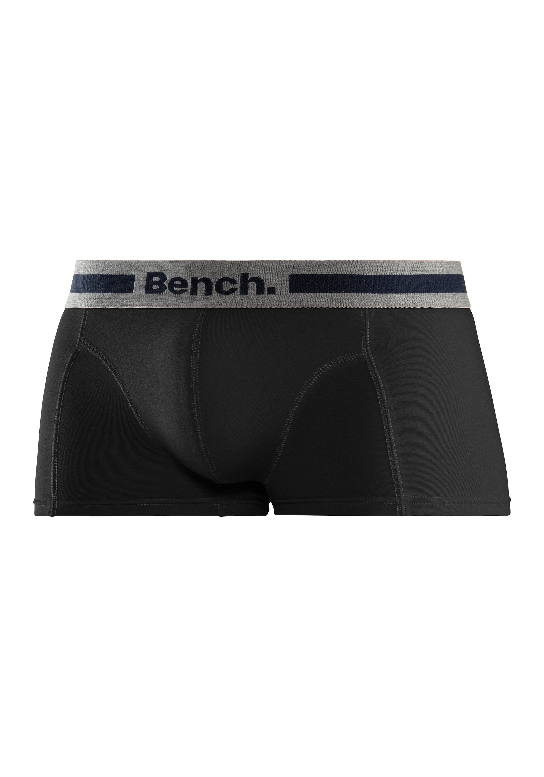 Bench. Boxershorts, (Packung, 4 St.), in Hipster-Form mit Overlock-Nähten  vorn im Online-Shop kaufen