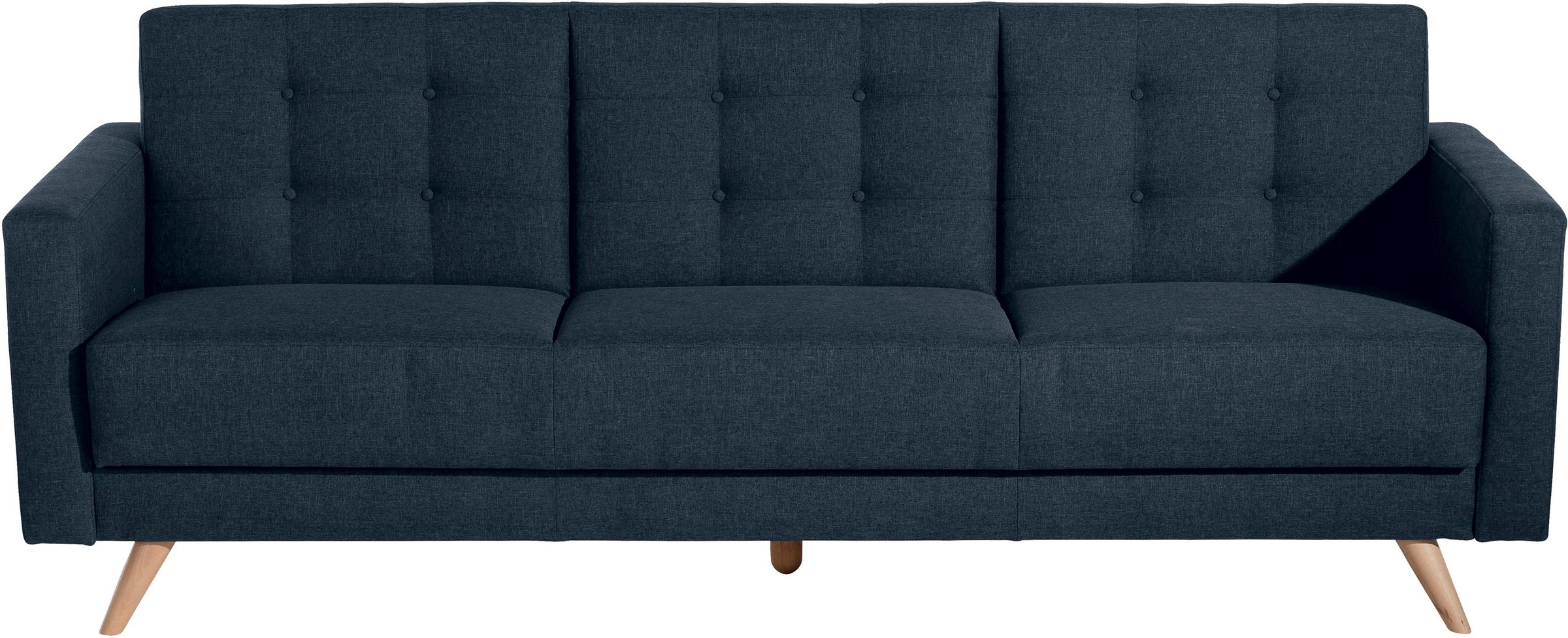 Max Winzer® 3-Sitzer »Julius Kippcouch mit komfortablem Federkern, klassisch und modern«, Schlafsofa, inklusive Bettfunktion & Bettkasten, Breite 224 cm