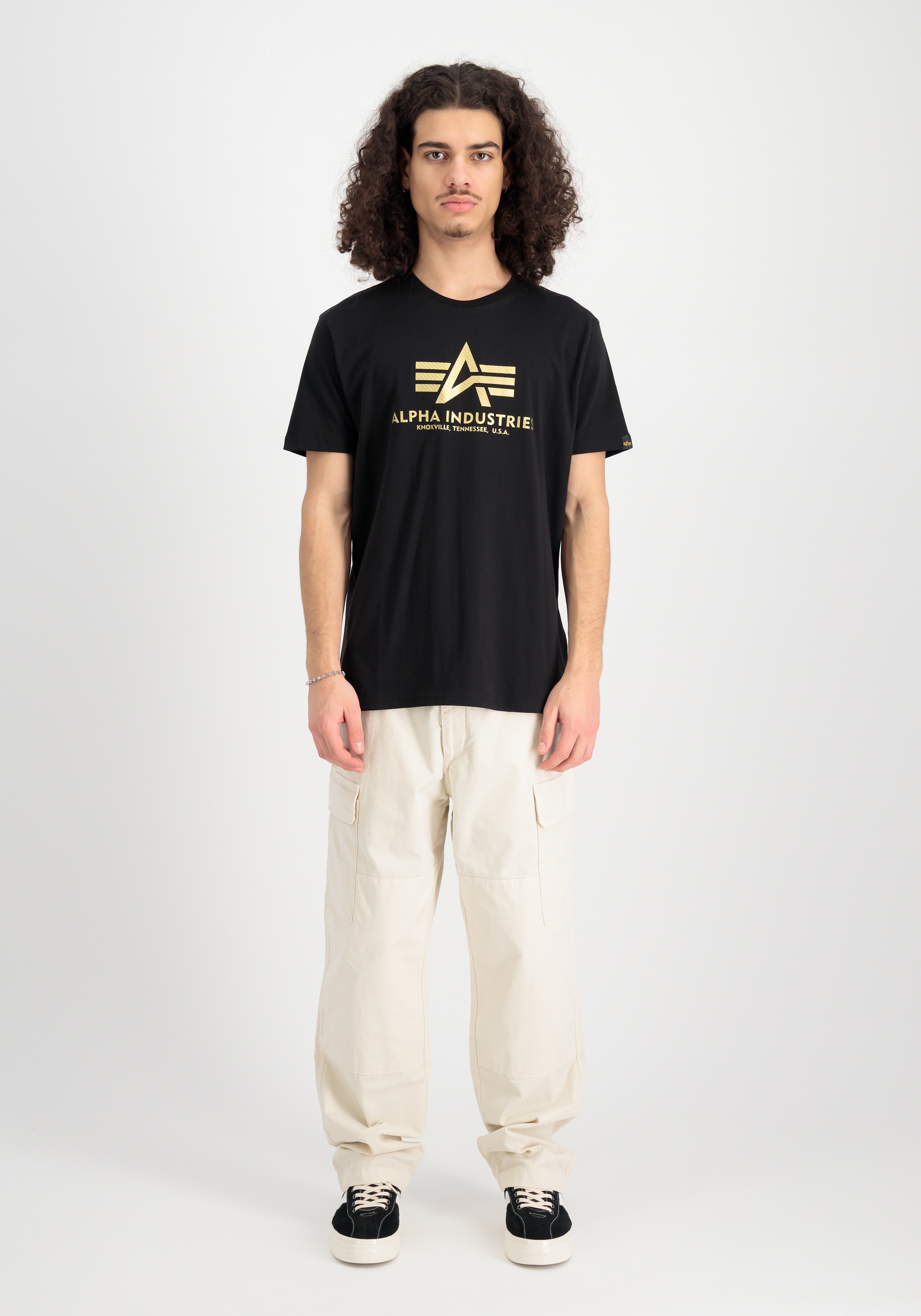 Alpha Industries Rundhalsshirt »Basic T Carbon«