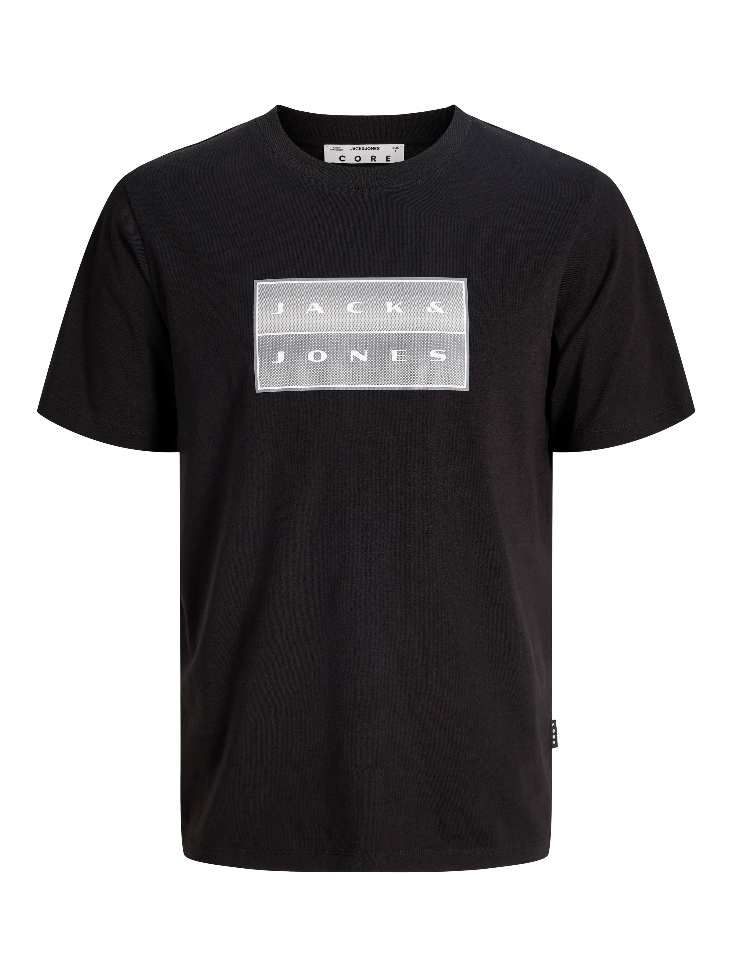 Jack & Jones Junior »JCOFUSION DOTS PRINT TEE SS CN JNR« Baumwolle, normal geschnitten