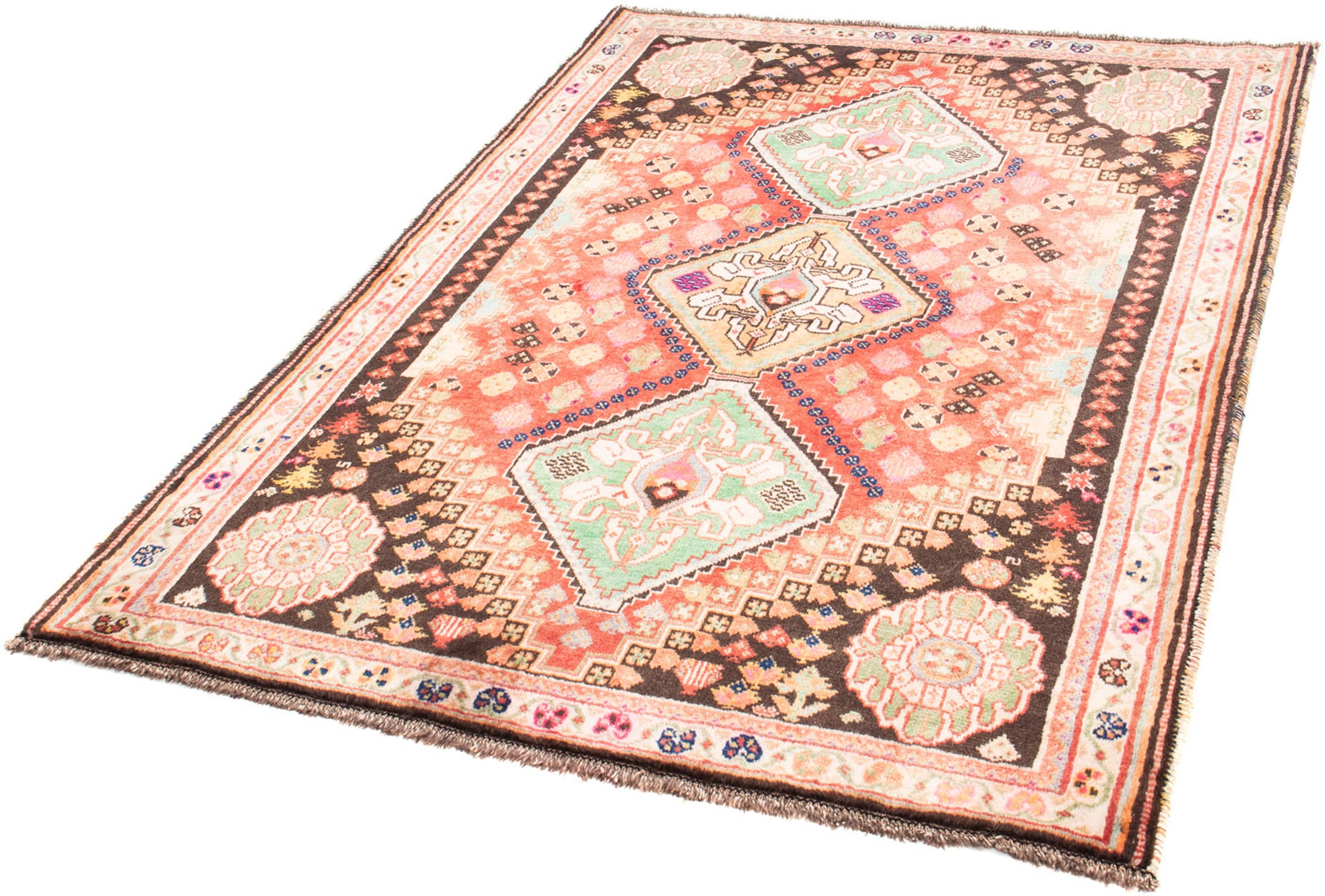 morgenland Orientteppich »Perser - Nomadic - 162 x 116 cm - rosa«, rechteck günstig online kaufen