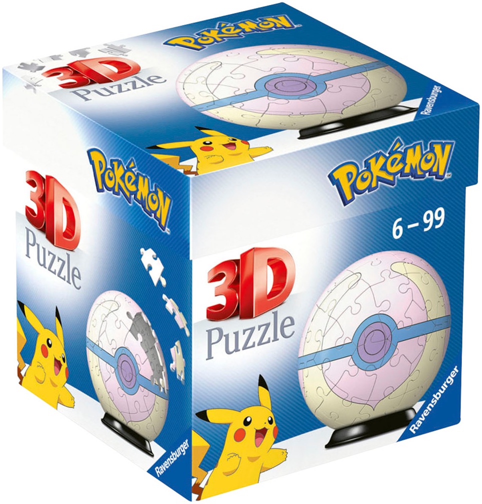 Ravensburger 3D-Puzzle »Puzzle-Ball Pokémon Heilball«, Made in Europe
