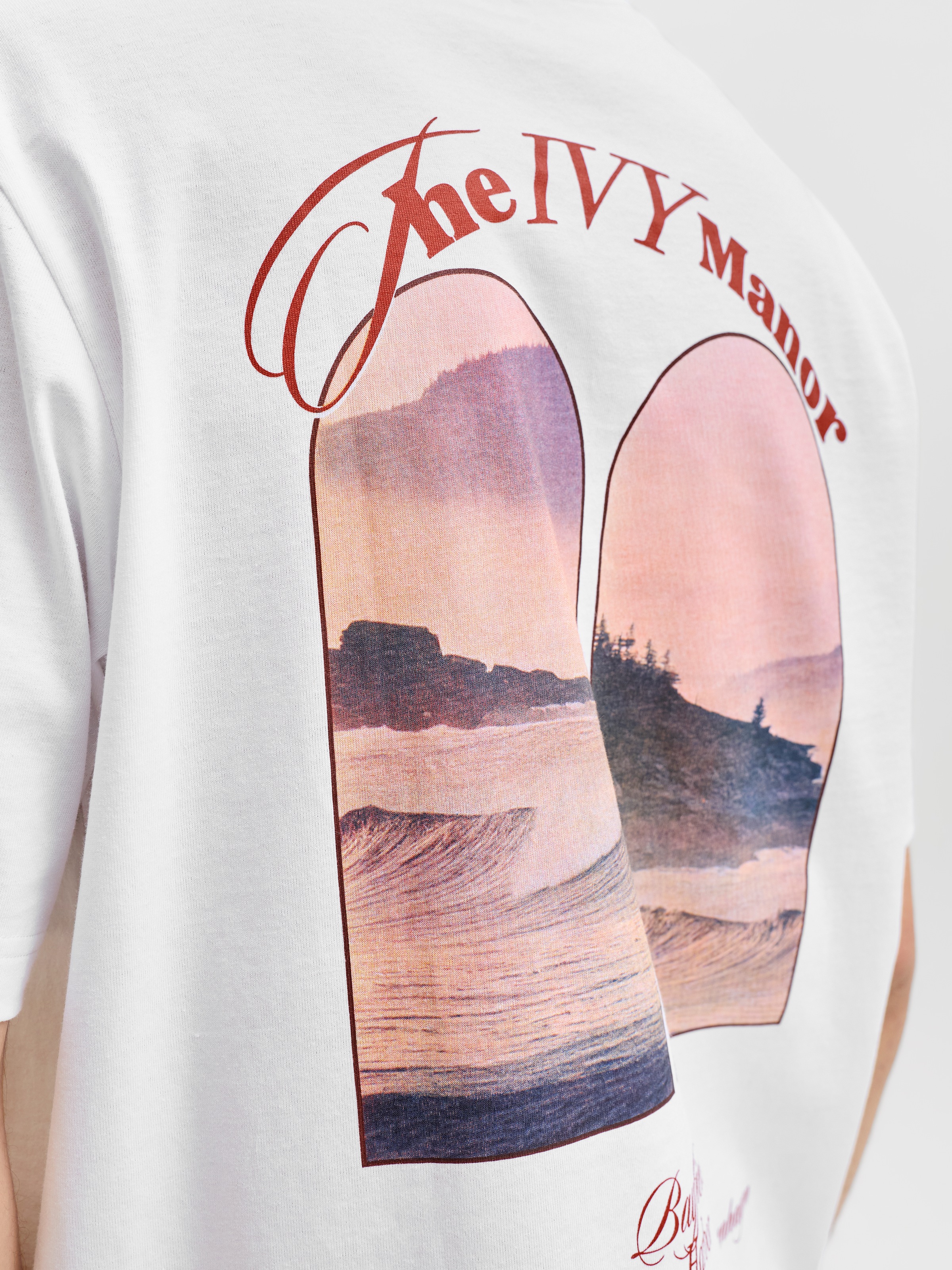Jack & Jones T-Shirt »JORMONTAUK PHOTO BACK TEE SS CN«