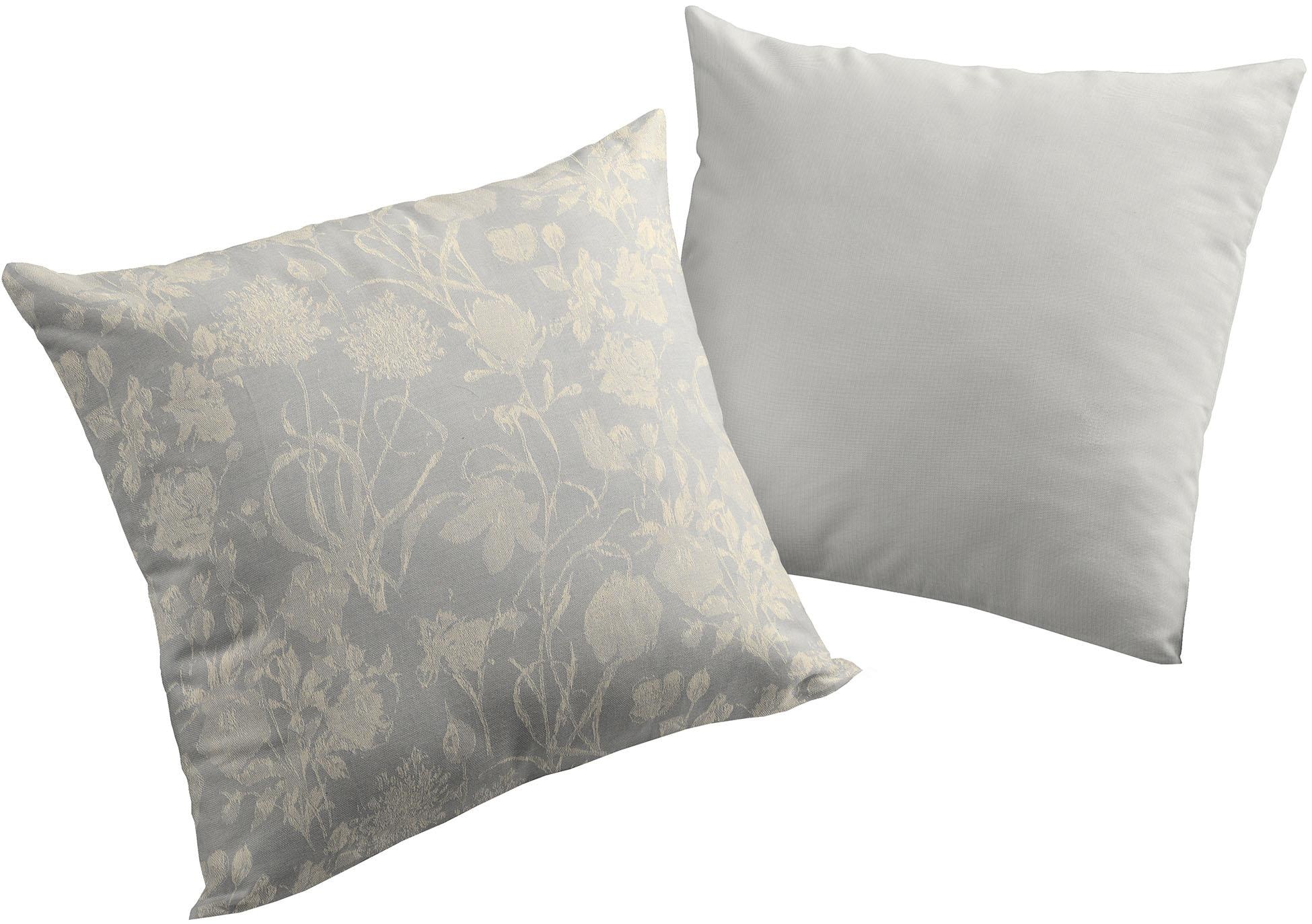 Adam Dekokissen »Flower Cuveé Light«, mit Blumenmuster, Wendekissenhülle oh günstig online kaufen