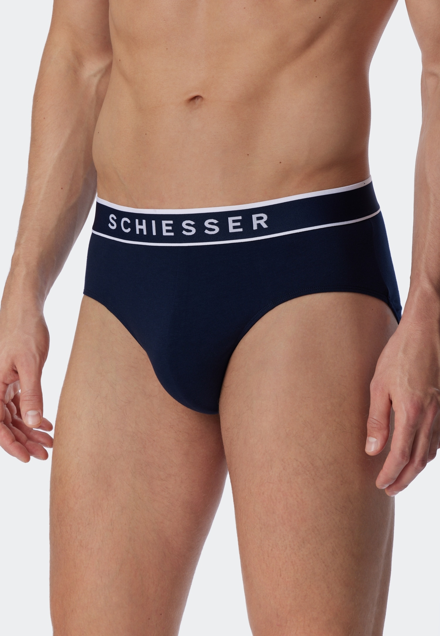 Schiesser Rioslip »"95/5"«, (3er-Pack), mit sportlichem Webgummibund mit kontraststarken SCHIESSER-Logo
