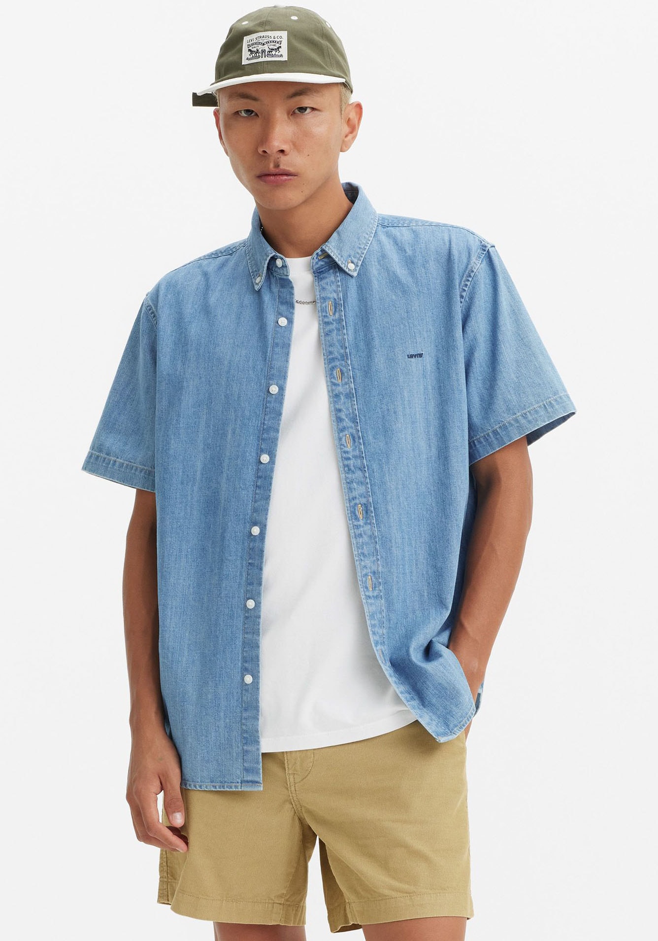 Levi's® Jeanshemd »SS AUTHENTIC BUTTON DOWN«