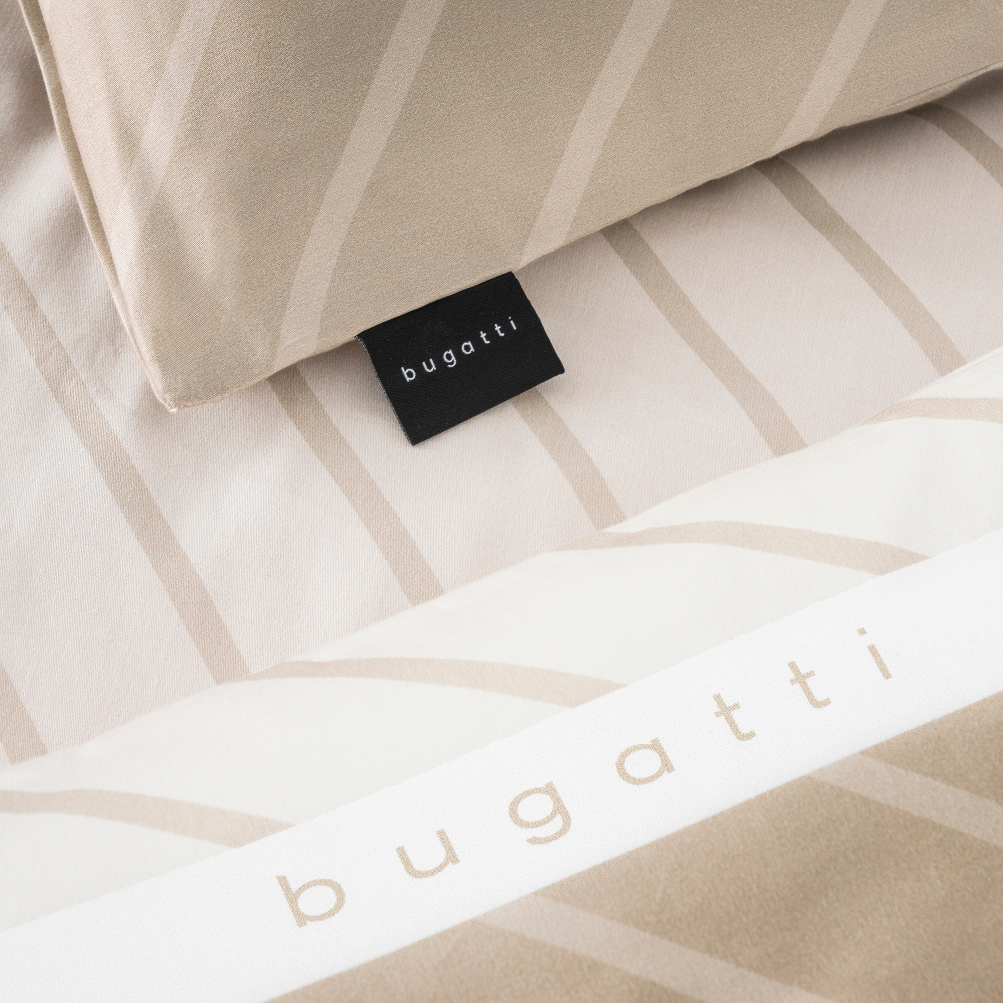 bugatti Bettwäsche »Satinbettwäsche bugatti«, mit zeitlosem Wende-Design