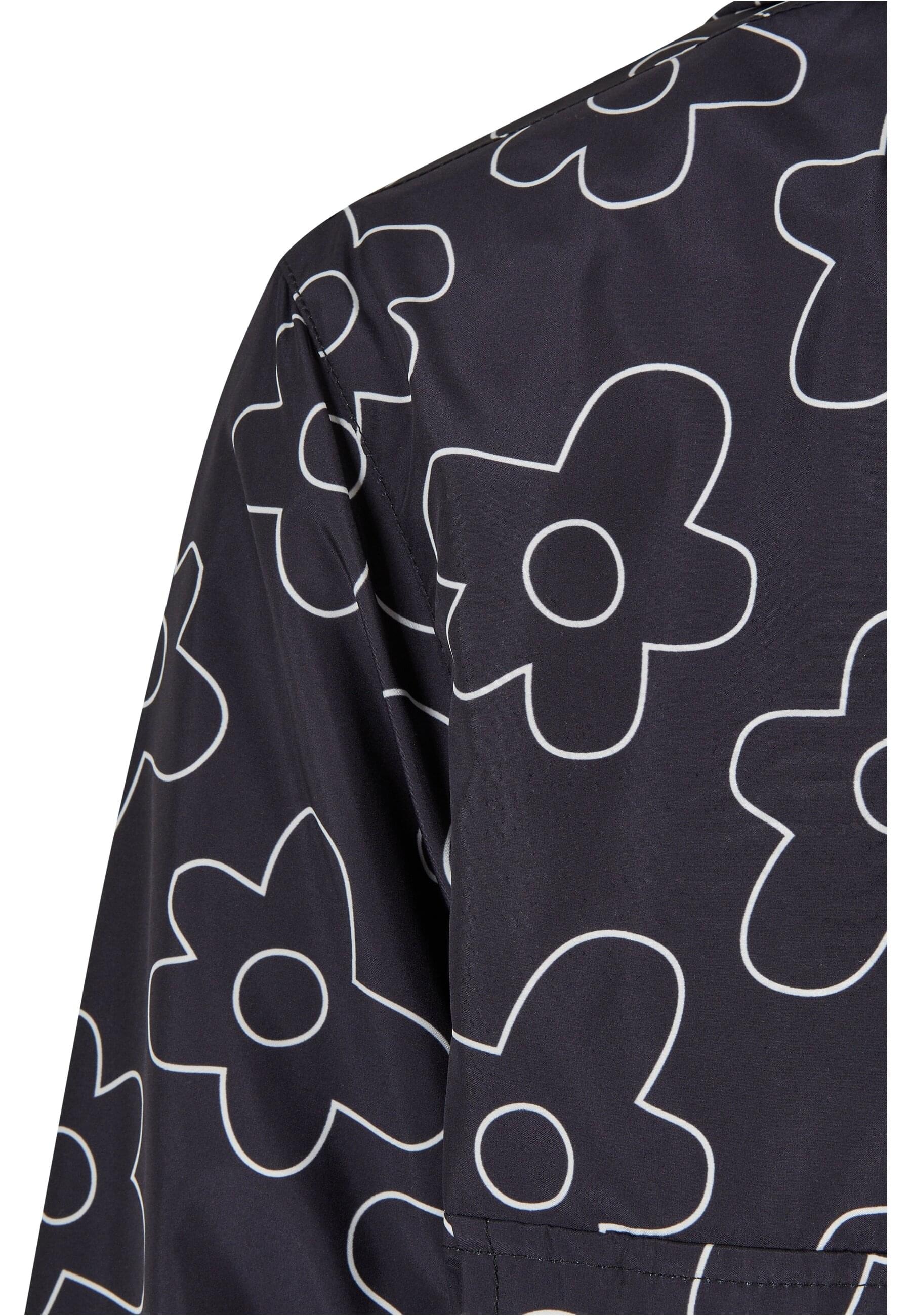 URBAN CLASSICS Windbreaker »Urban Classics Herren Flower AOP Pull Over Jacket« 1 Stk. tlg. mit Kapuze