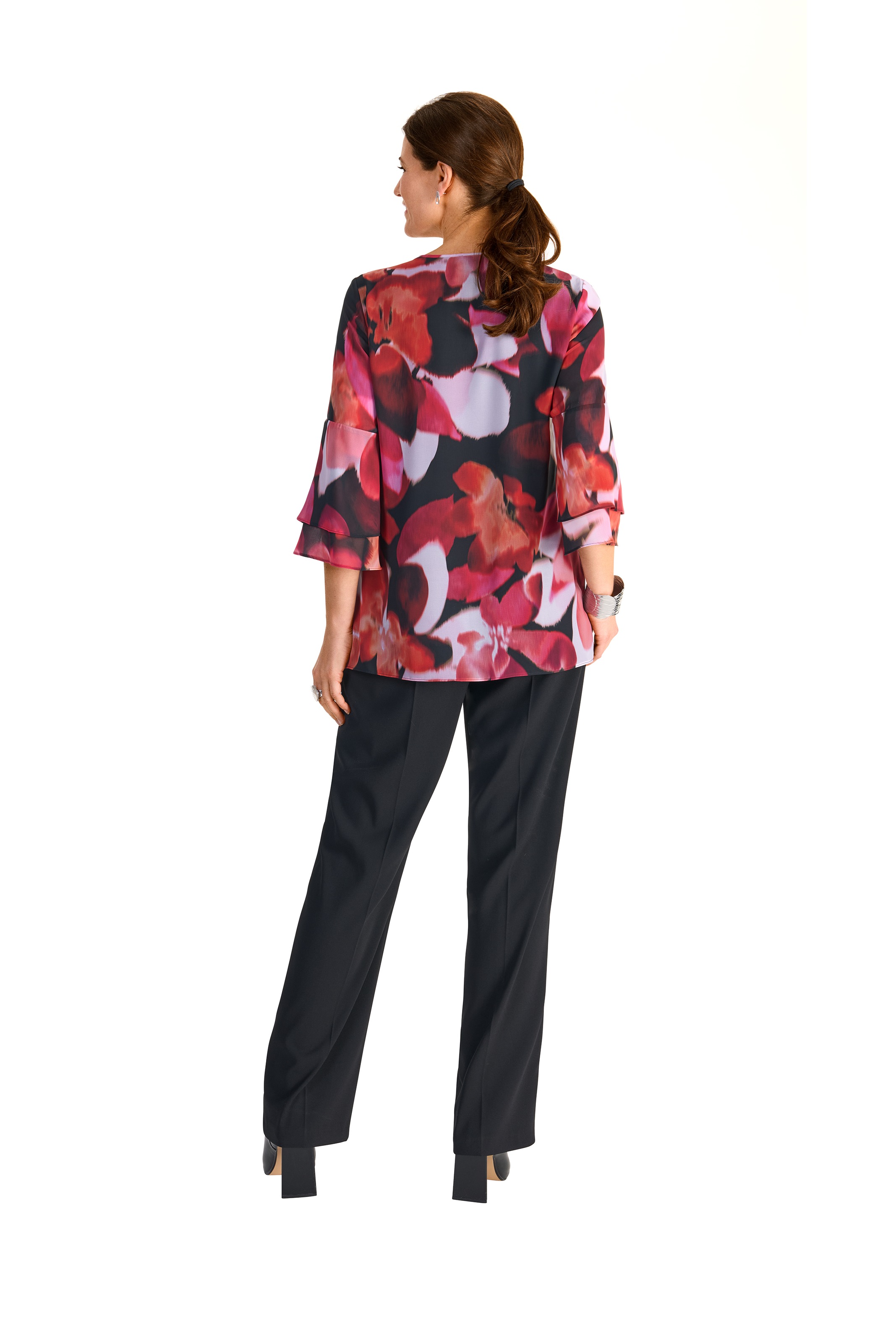 HERMANN LANGE Collection Druckbluse, mit floralem Muster