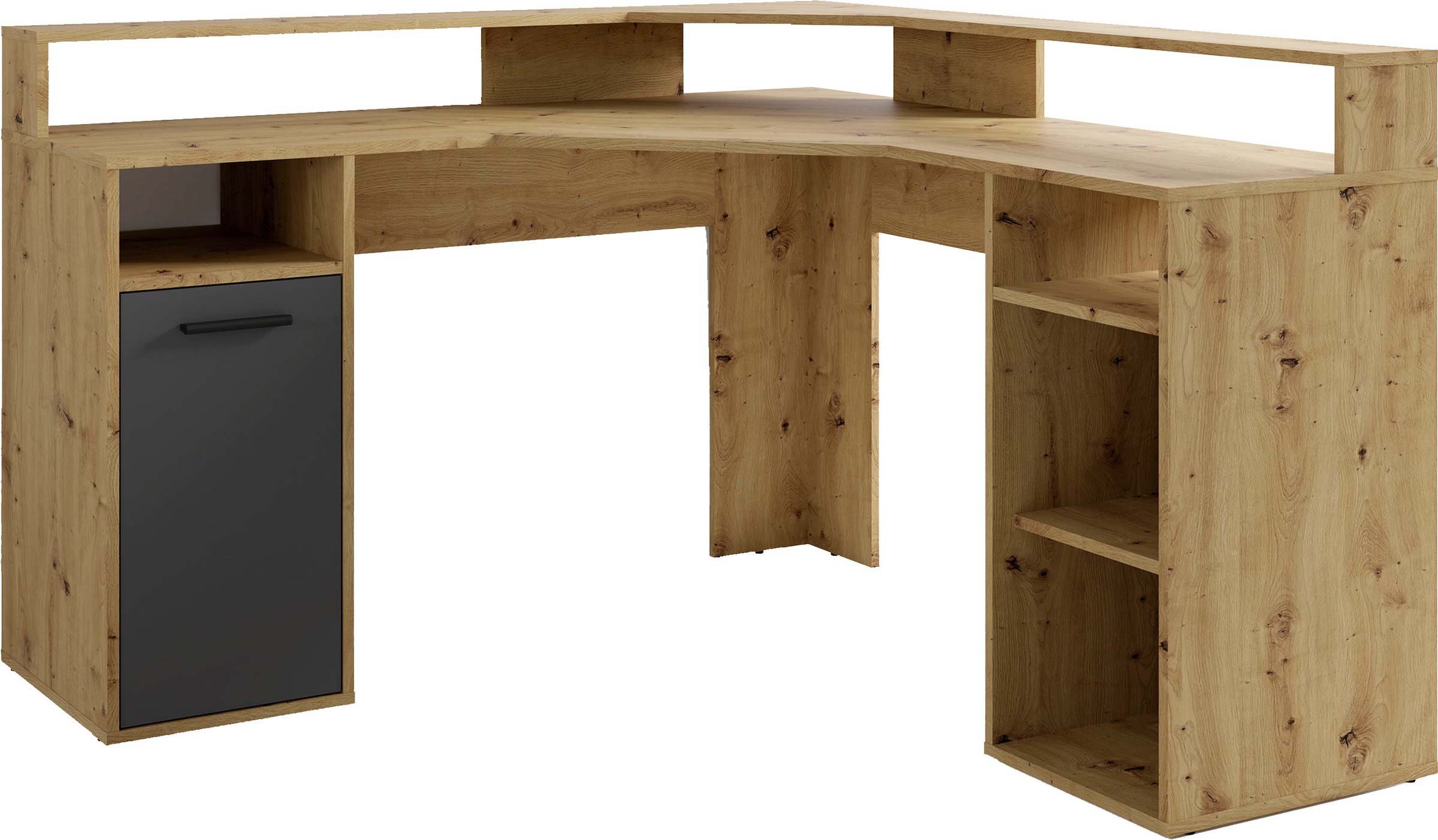 byLIVING Gamingtisch »Fox«, Breite 139 cm, moderner Eck-Schreibtisch