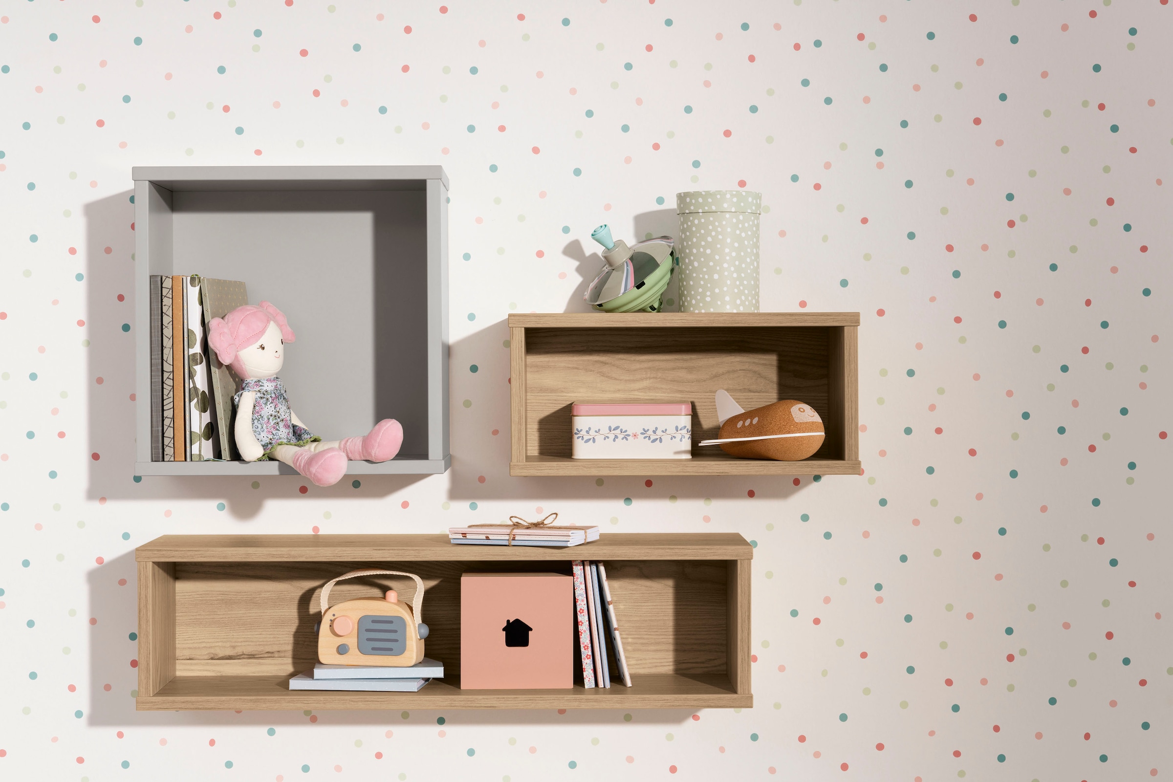 PAIDI Wandregal »Wandbox Q« viele Farbvarianten