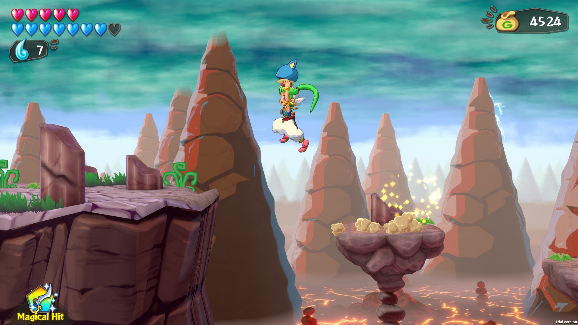 PlayStation 4 Spielesoftware »Wonder Boy: Asha in Monster World«, PlayStation 4