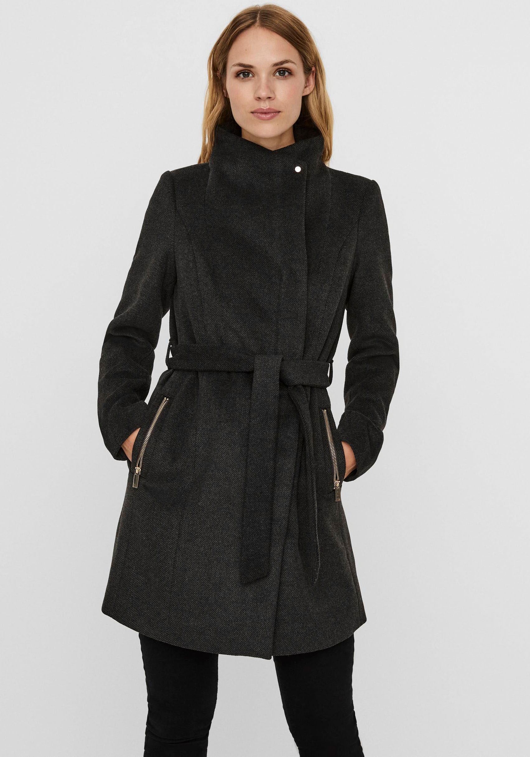 Vero Moda Kurzmantel »VMTWODOPE BELT 3/4 WOOL JACKET GA NOOS« kaufen