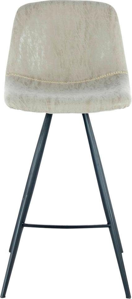 Kayoom Hochstuhl »Barstuhl Samantha 325 2er-Set, 2er-Set Barhocker«, (Set), 2 St., schlicht, bequem, niedrige Rückenlehne, zeitloses Design