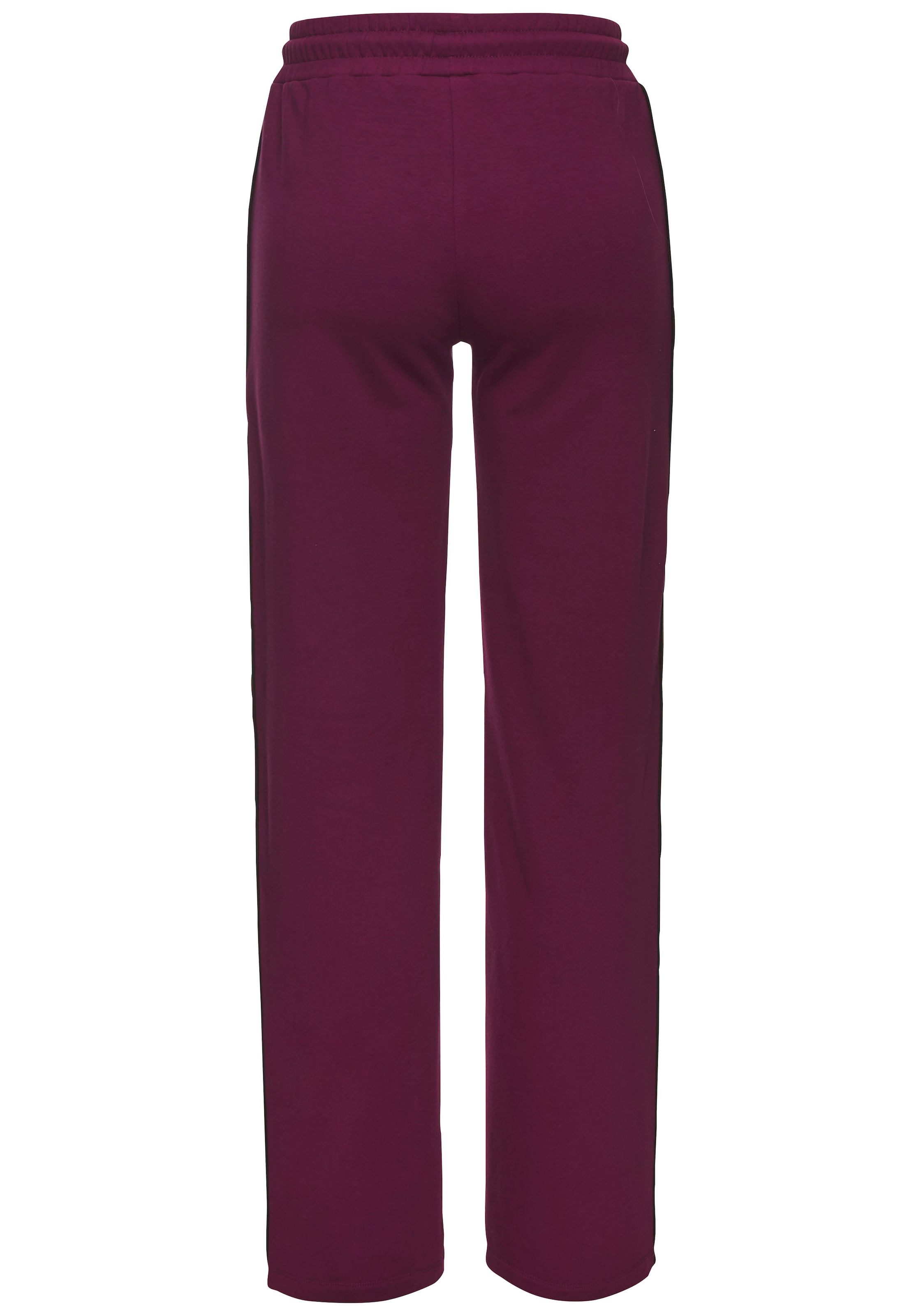 s.Oliver Sweathose, Loumngehose mit Kontraststreifen und Pipings, Loungewear