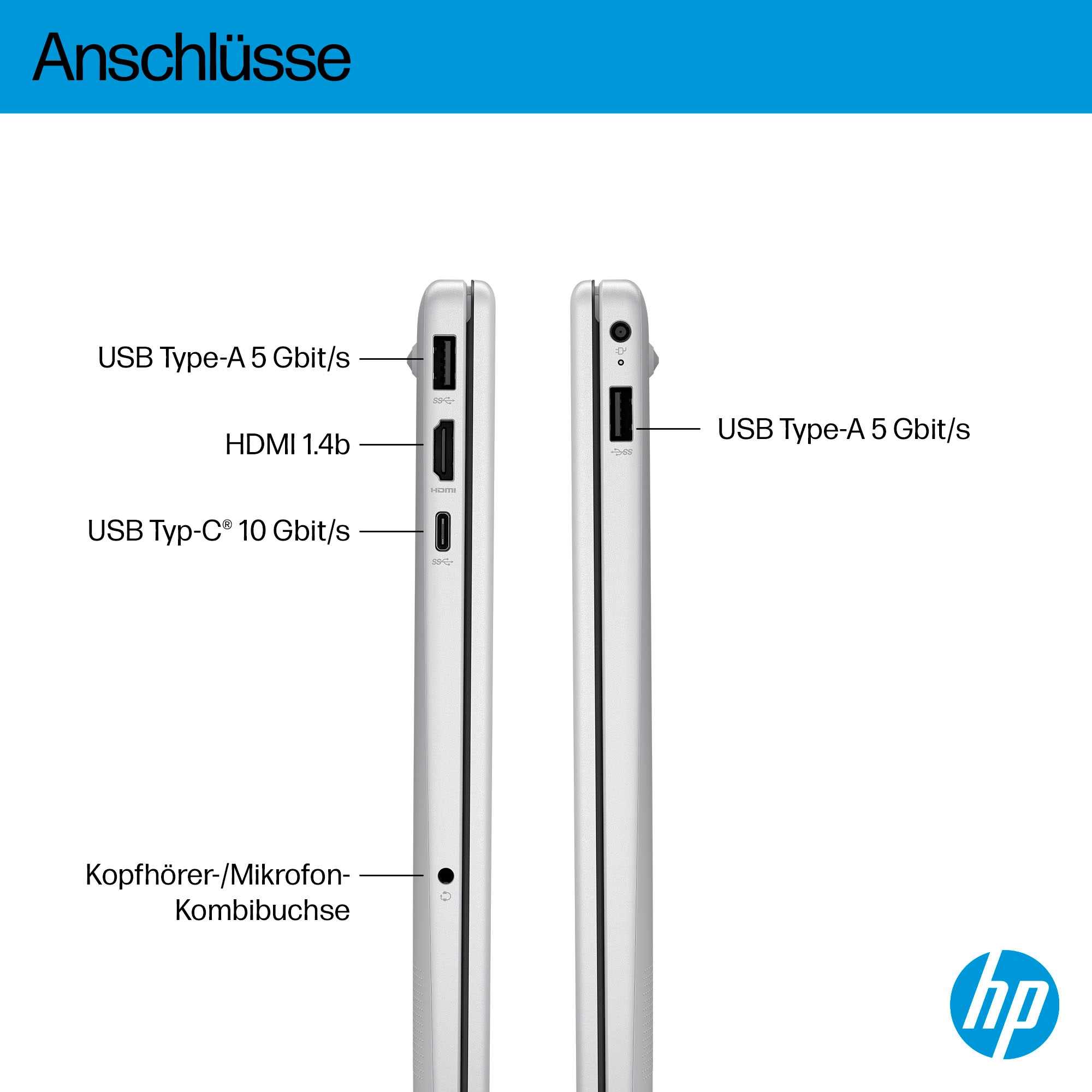 HP Notebook »OmniBook 3 NG AI« 39,62 cm / 15,6 AMD Ryzen™ AI 5 Radeon 820M 512 GB SSD