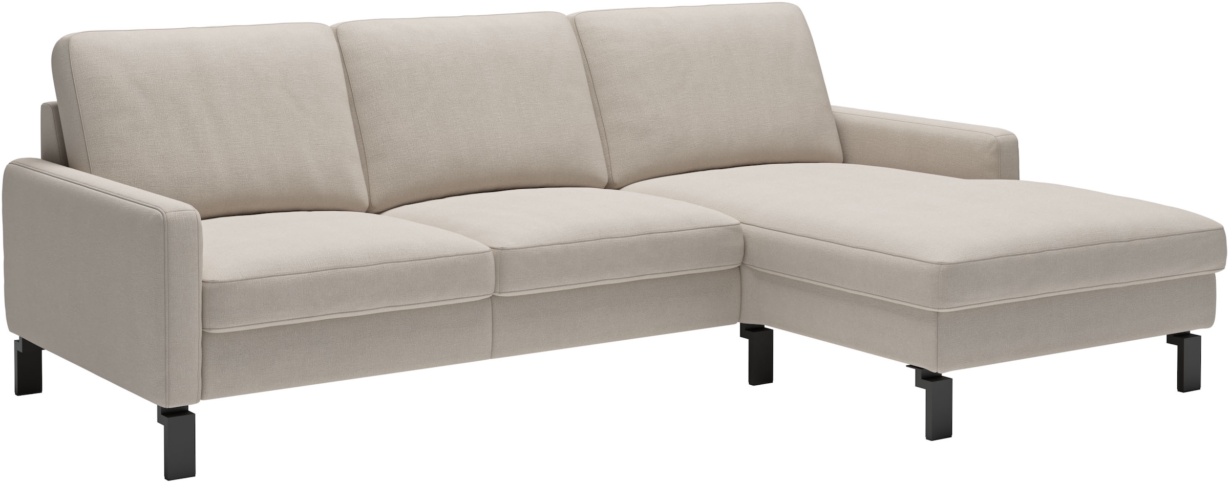 Home affaire Ecksofa inkl. saugroboterfreundliche Höhe & schmale Armlehnen