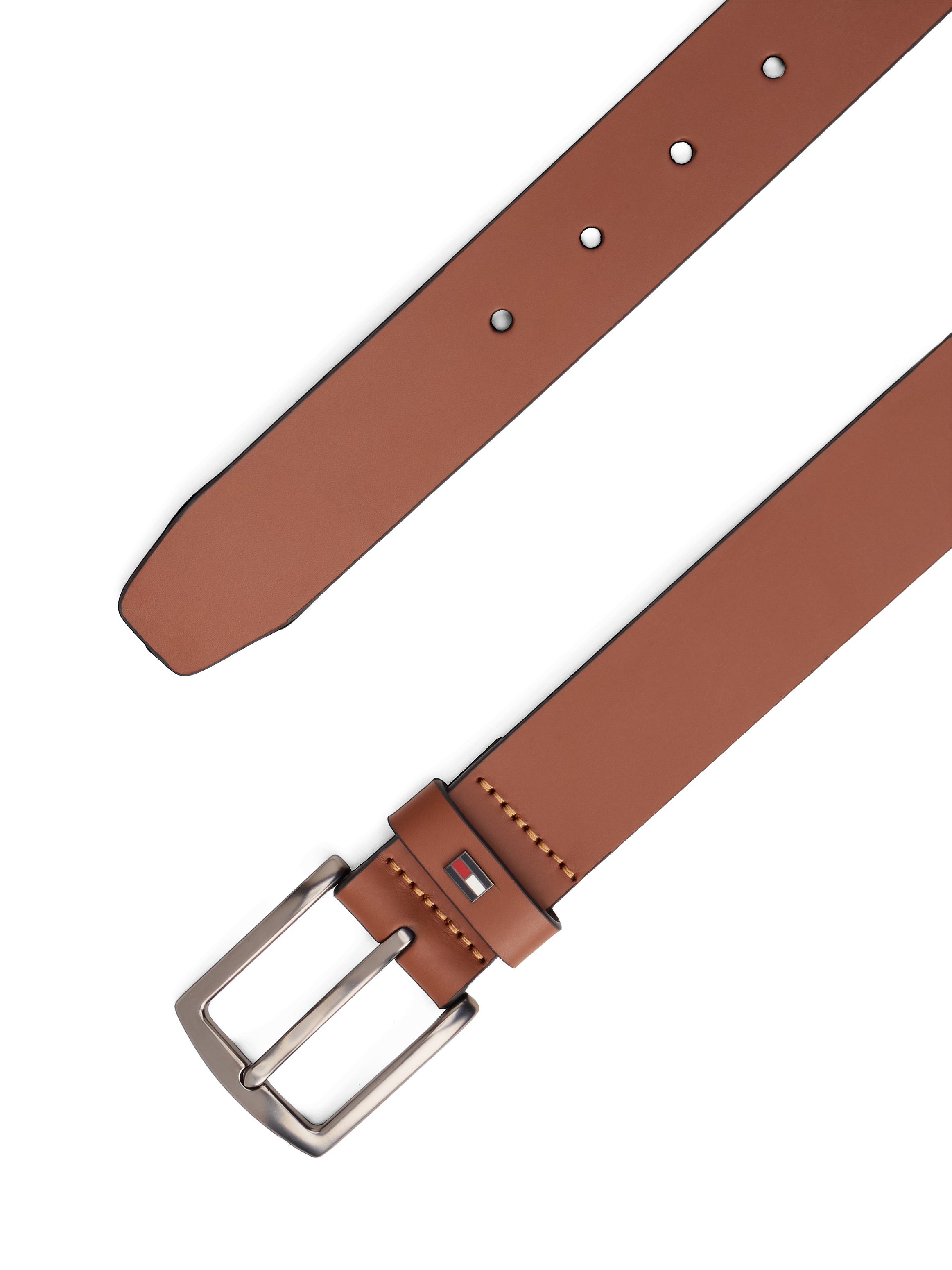 Tommy Hilfiger Ledergürtel »DENTON 3.5 EXT«, Einfachdornschließe, Metalllogo