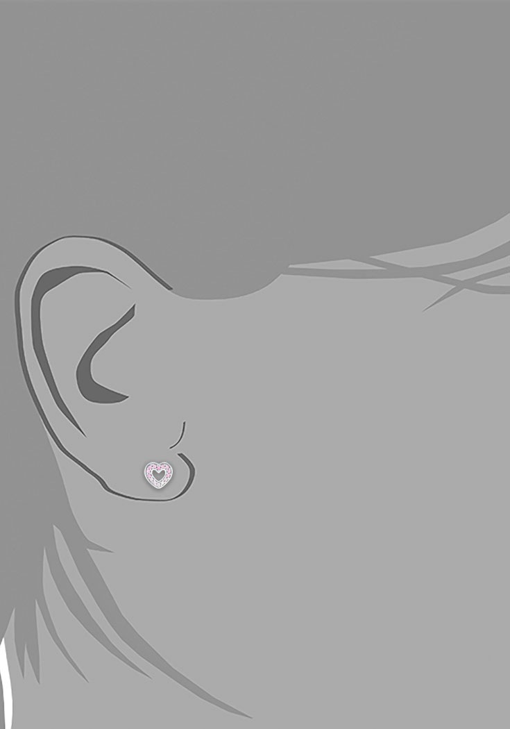 Prinzessin Lillifee Paar Ohrstecker », 2036559, 2036560« mit Zirkonia (synth.)