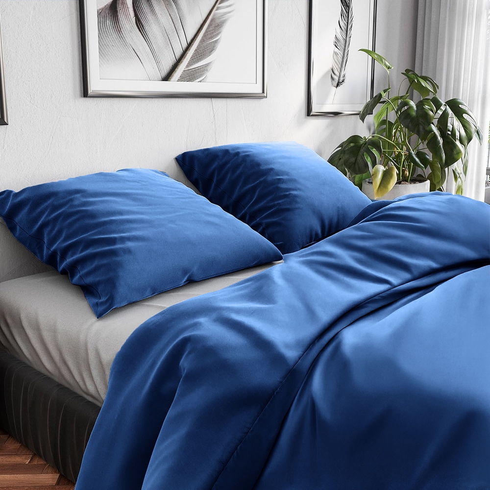 Wolkenfeld Bettwäsche »Renforcé Bettwäsche Baumwolle - Natürlich weiches Schlafgefühl« 2 tlg. 135x200 cm, 155x220 & Übergrößen I inkl. Kissenbezüge 80x80 I uni