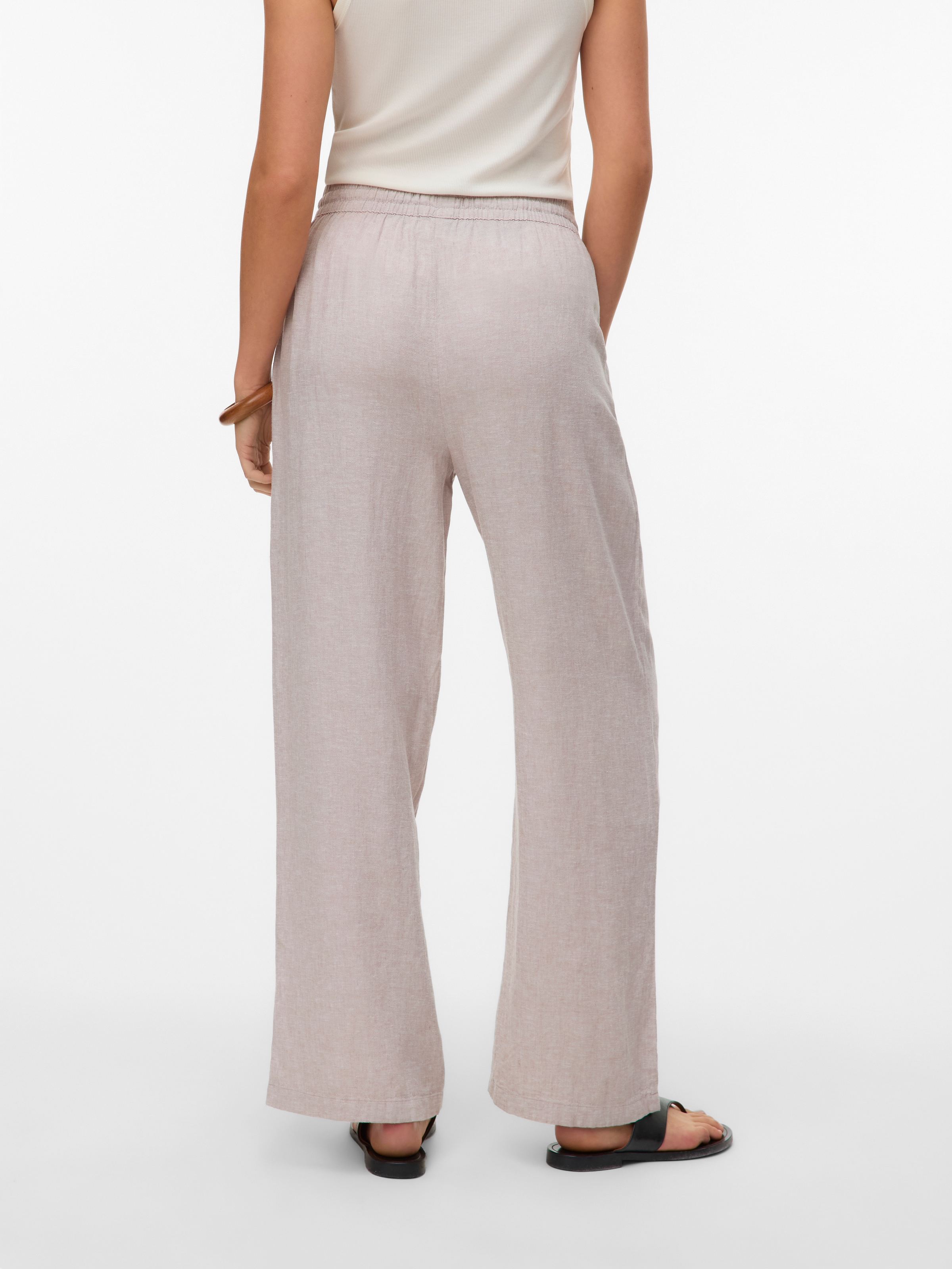 Vero Moda Schlupfhose »VMLINN LINEN PANTS WVN NOOS«, Sommerhose, mit Leinen