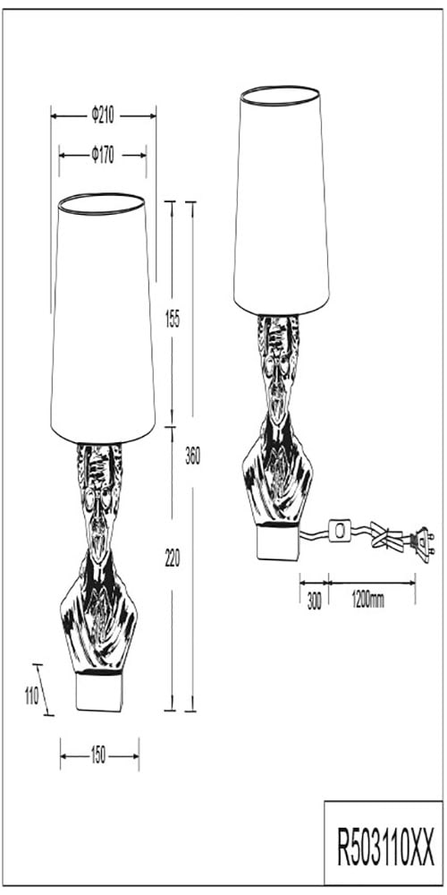 TRIO Leuchten Schreibtischlampe »Albert«, 1 - Design silber&weiß Büste Schirm Höhe online Tischleuchte flammig-flammig, bestellen 36cm Schalter Kopf