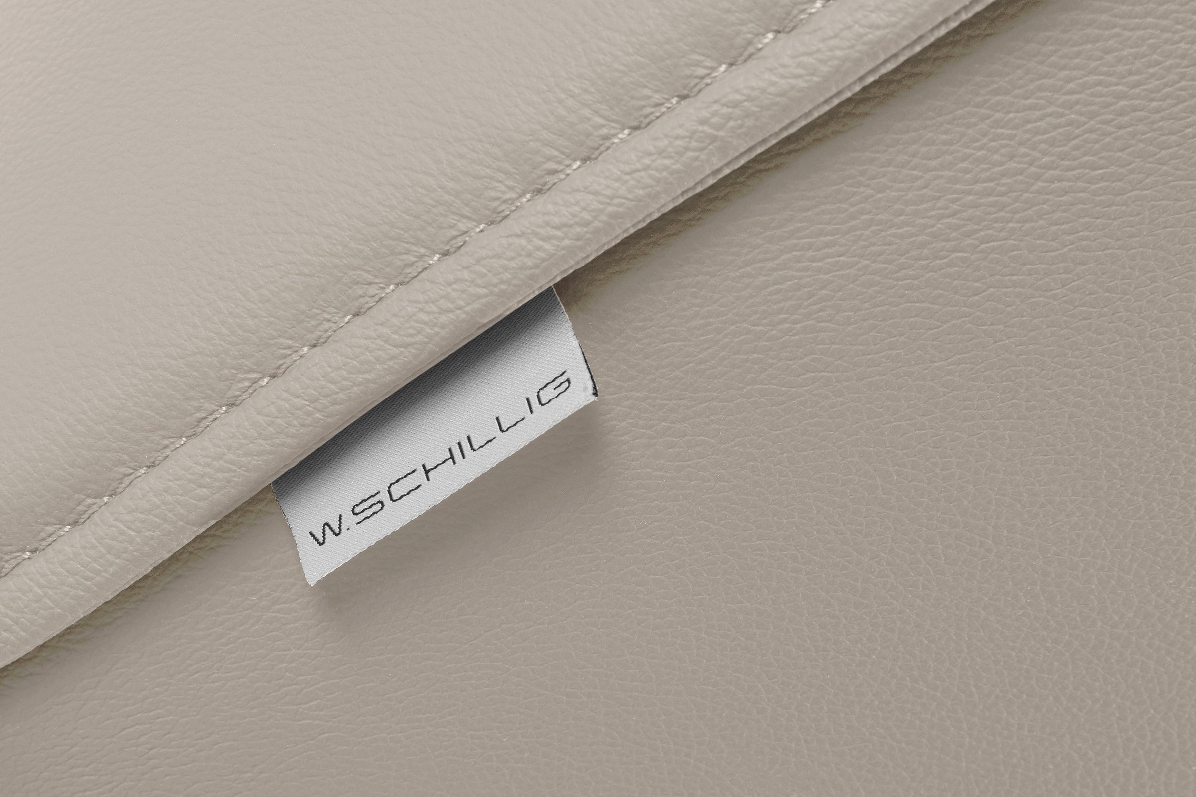 W.SCHILLIG 2-Sitzer »sally«, mit Metall-Winkelfüßen in Silber matt, Breite 154 cm