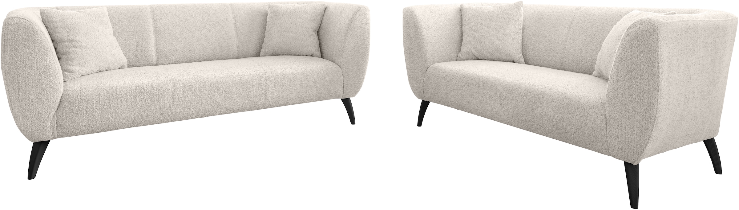 Home affaire Polstergarnitur »Colori« Set, 3-Sitzer und 2-Sitzer, 2 Stk. tl günstig online kaufen