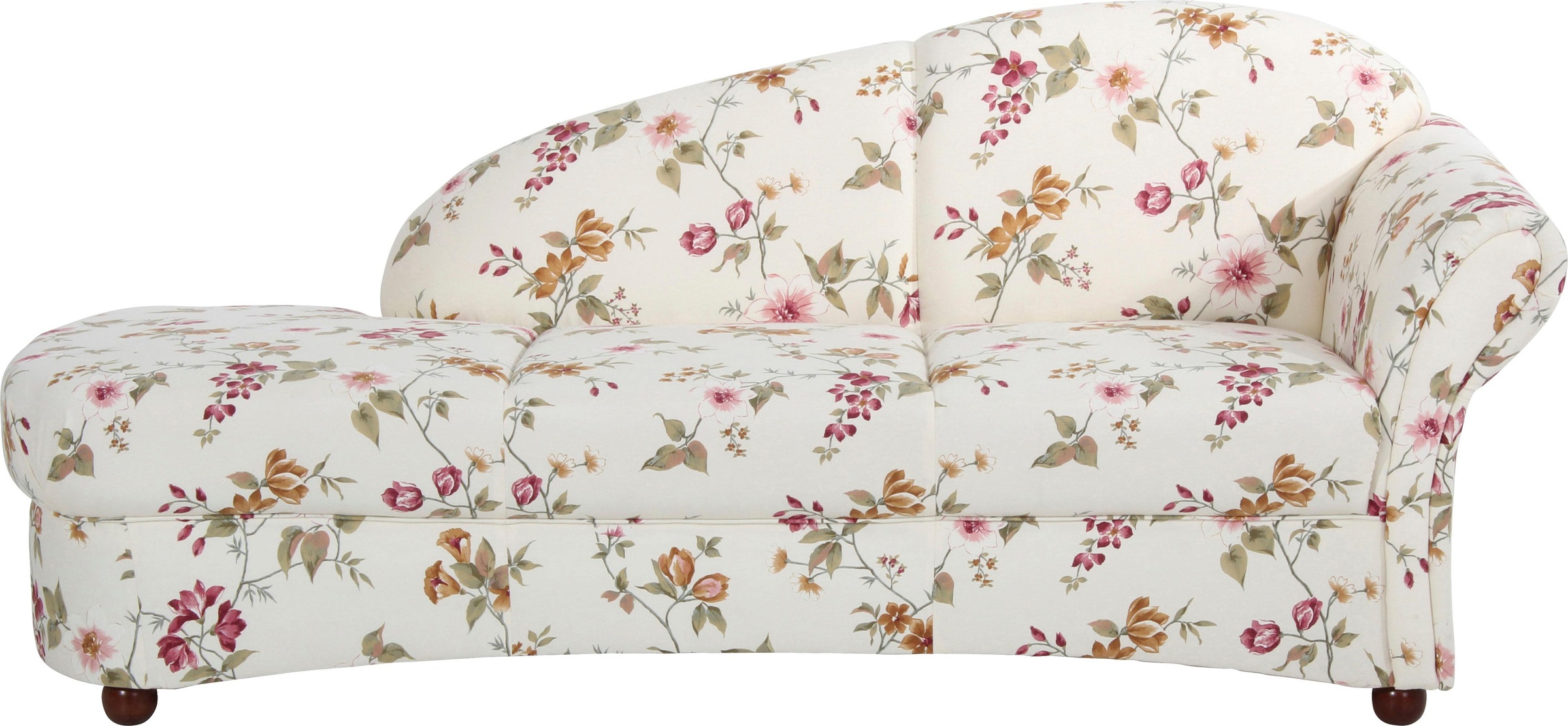 Max Winzer® Recamiere »floraler Bezug, klassisch elegant, guter Sitzkomfort, Solitärmöbel«, Armlehne wahlweise links oder rechts