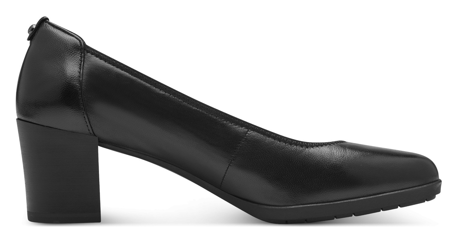 Tamaris Pumps, Blockabsatz, Businesschuh, Abendschuh, komfortabler Elastikeinfass