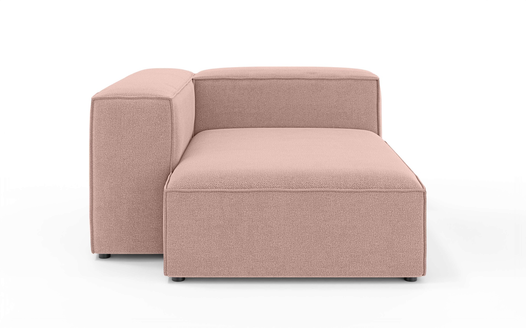 INOSIGN Ottomane »XL HAILY links/rechts bestellbar, extra tief, Maße B/T/H: 130/160/72cm«, als Modul oder separat verwendbar, für individuelle Zusammenstellung