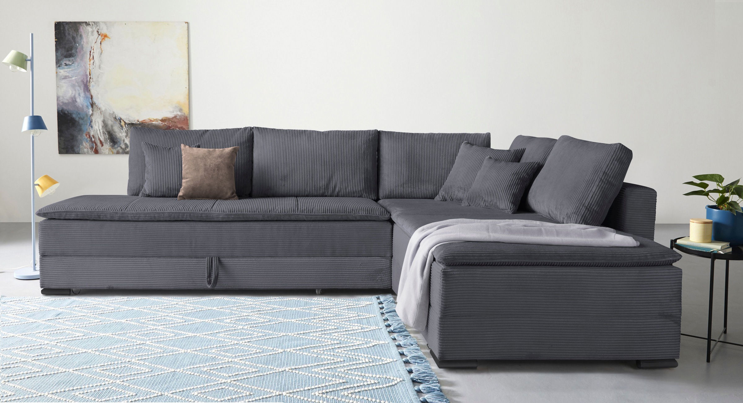 INOSIGN Ecksofa »Night & Day L-Form mit Dauer-Schlaffunktion, Cord-Bezug!«, günstig online kaufen