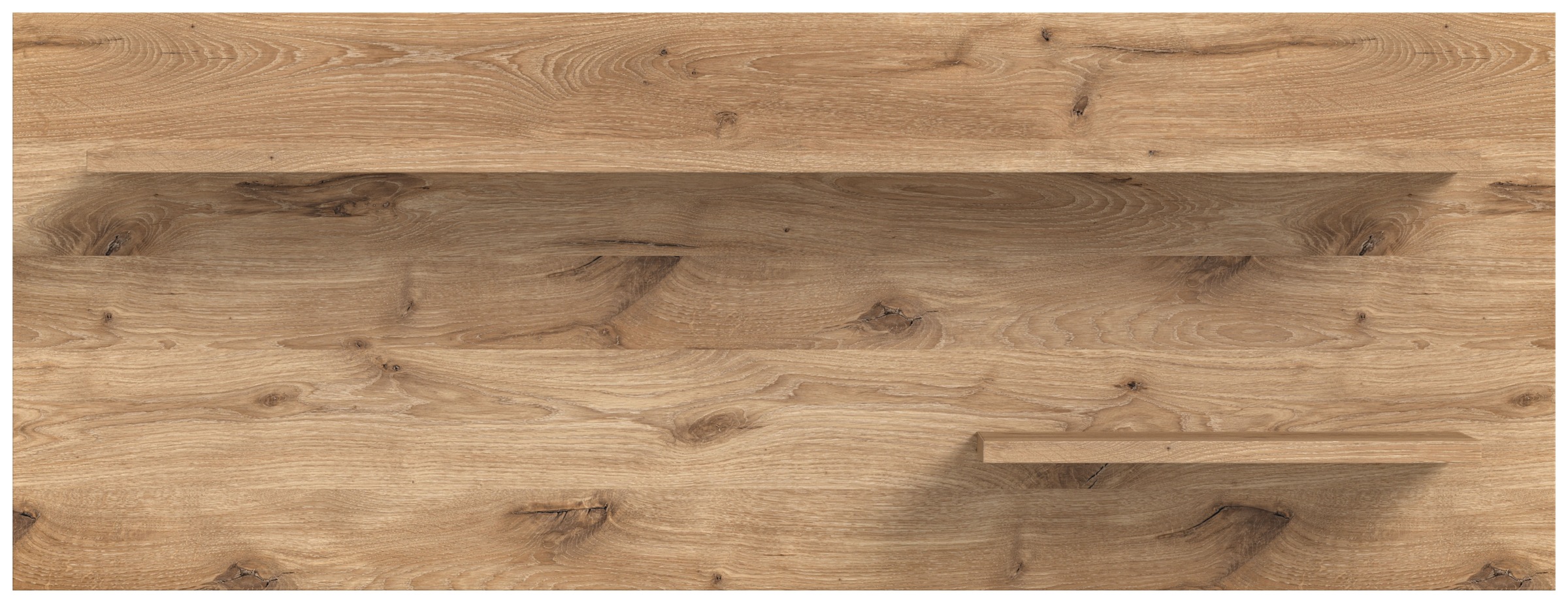 INOSIGN Wandboard »Silvestris, Breite 160 cm, 2 Ablageböden, inkl. Montagematerial«, (1 St.), Regal, Wandregal, Ablage, Wandpaneel, Ablageboard