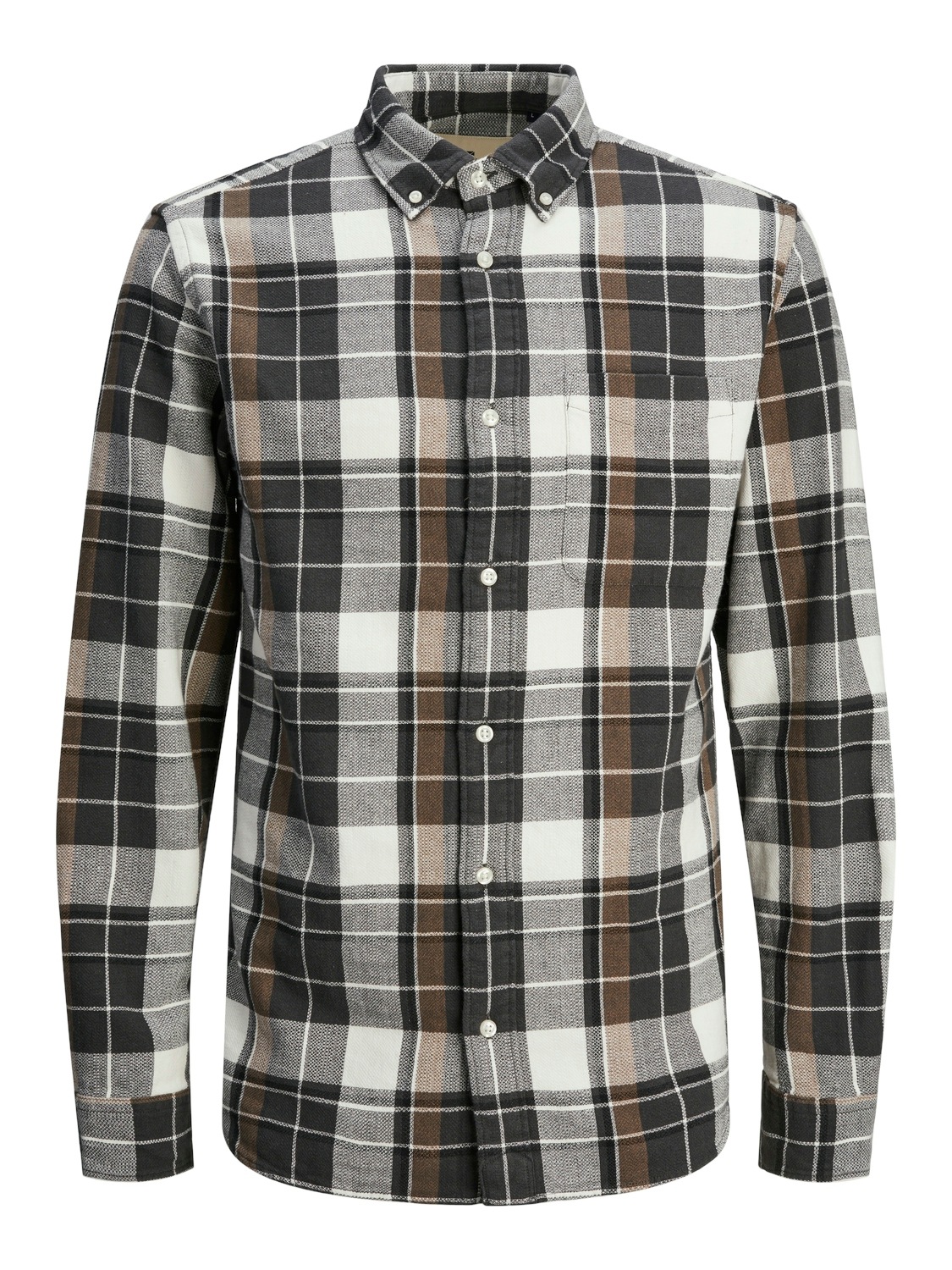Jack & Jones Langarmhemd »JPRBLUBROOK CHECK STRUCTURE L/S SHIRT SN«