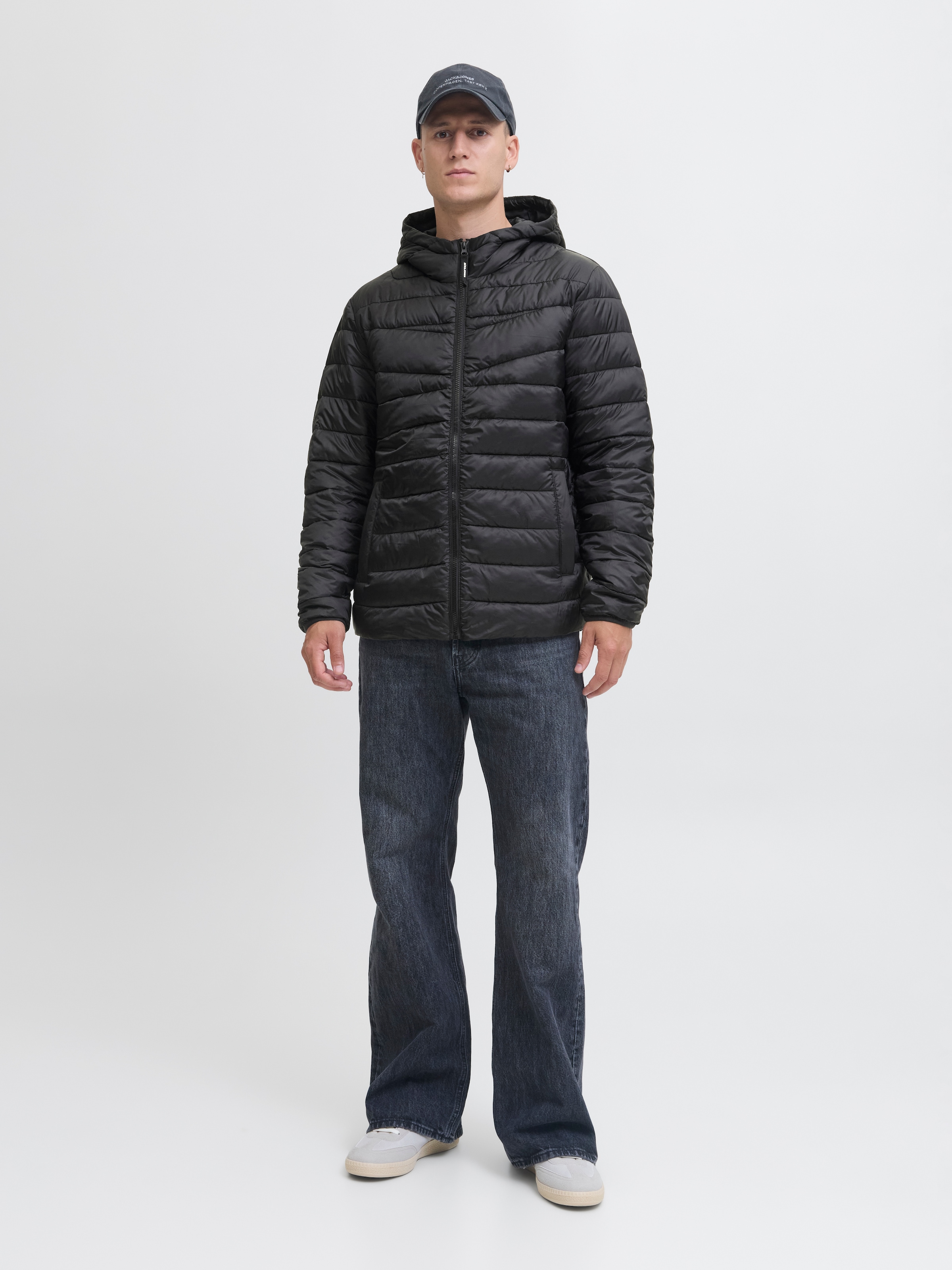Jack & Jones Steppjacke »JJWEST LIGHT PUFFER HOOD« mit Kapuze
