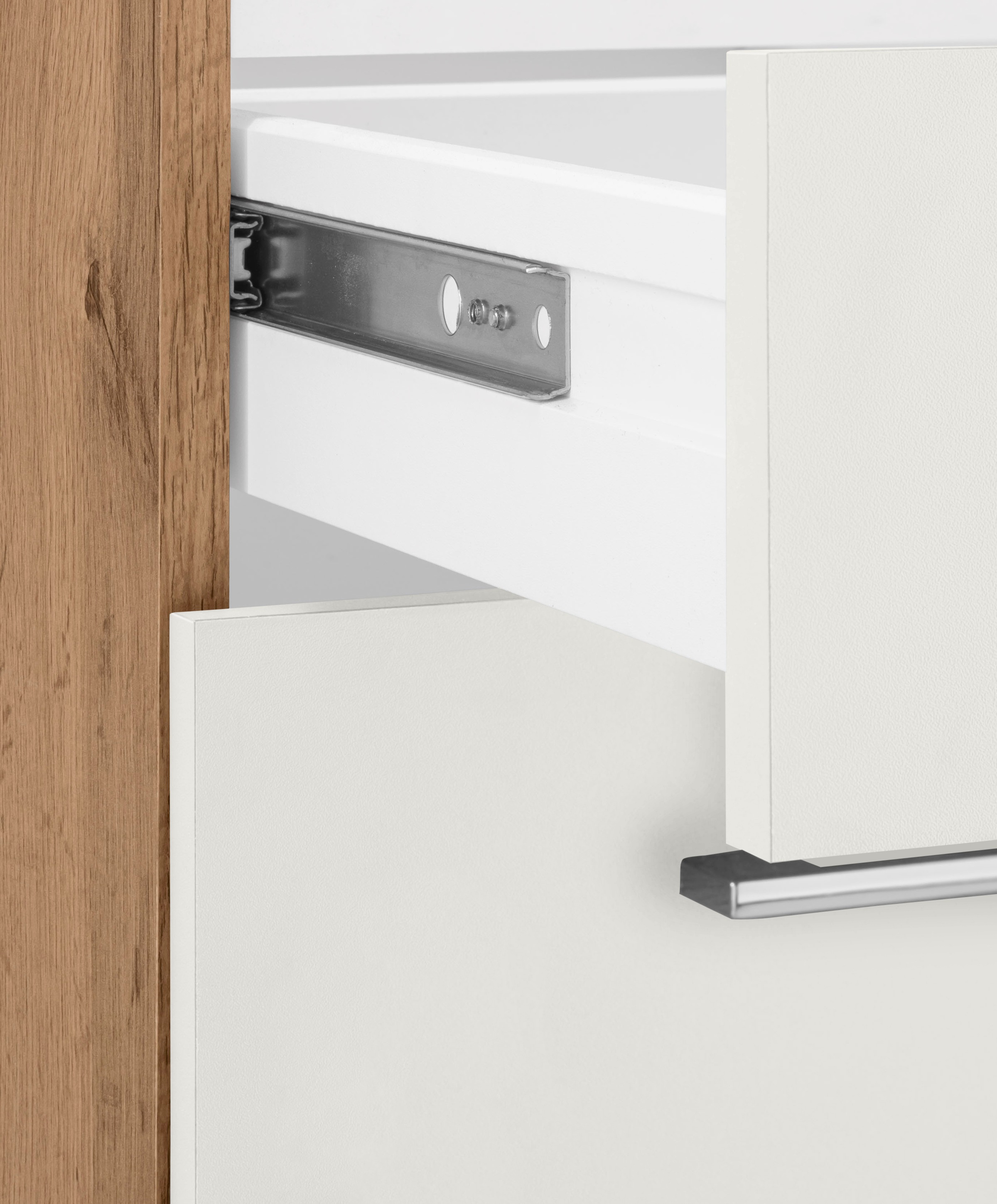 KOCHSTATION Winkelküche »KS-Colmar«, mit E-Geräten, Stellbreite 210/330 cm