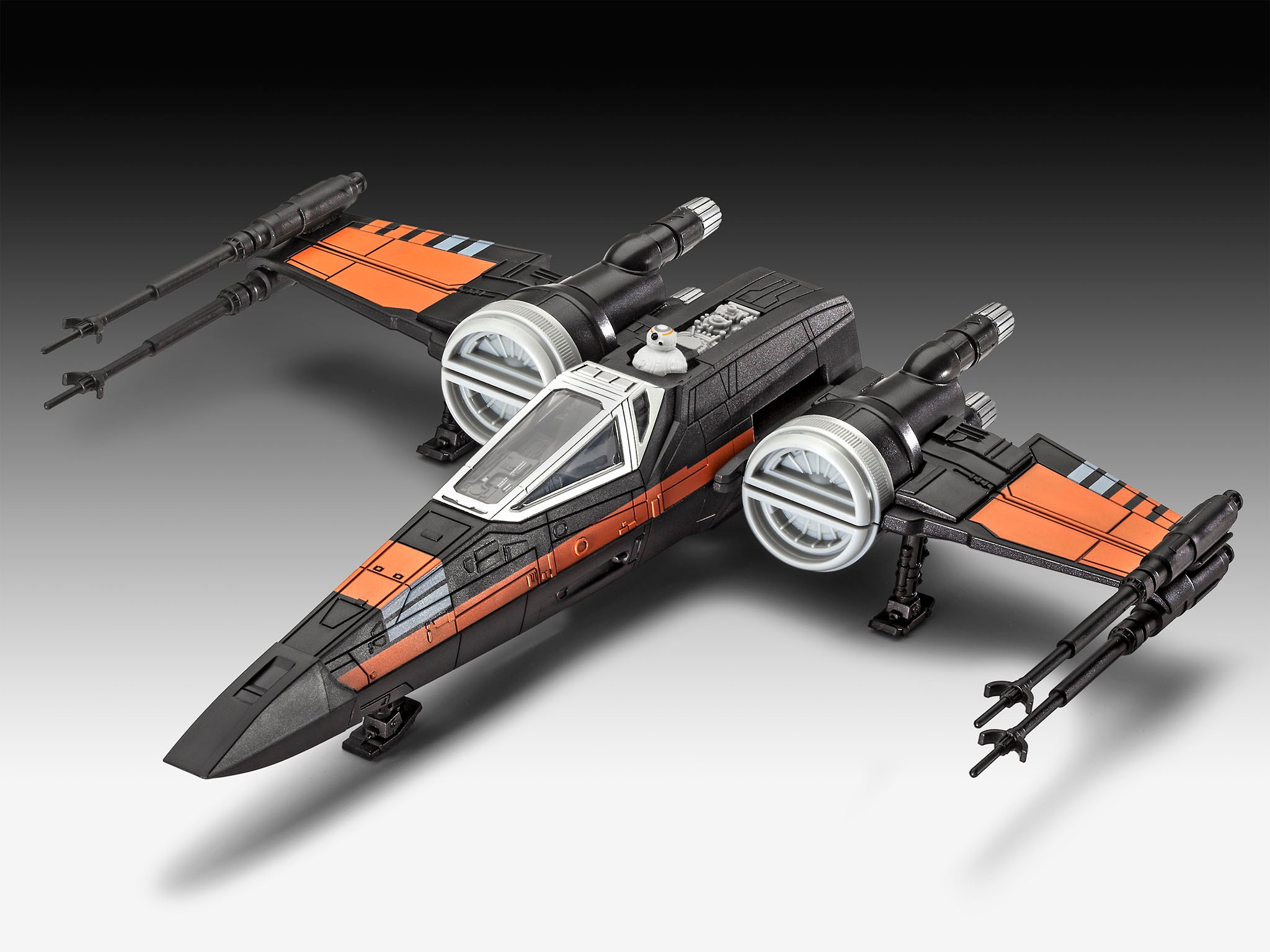 Revell® Modellbausatz »Build&Play, Star Wars Poe's X-Wing Fighter« mit Sound