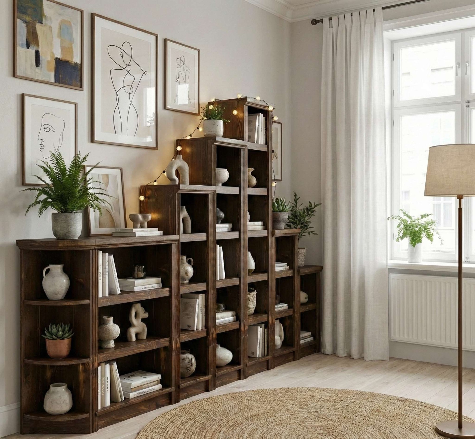 OTTO home Standregal »Riga Bücherregal Regal Breite/Tiefe 40/29 cm« aus massiver Kiefer, FSC®-zertifiziert